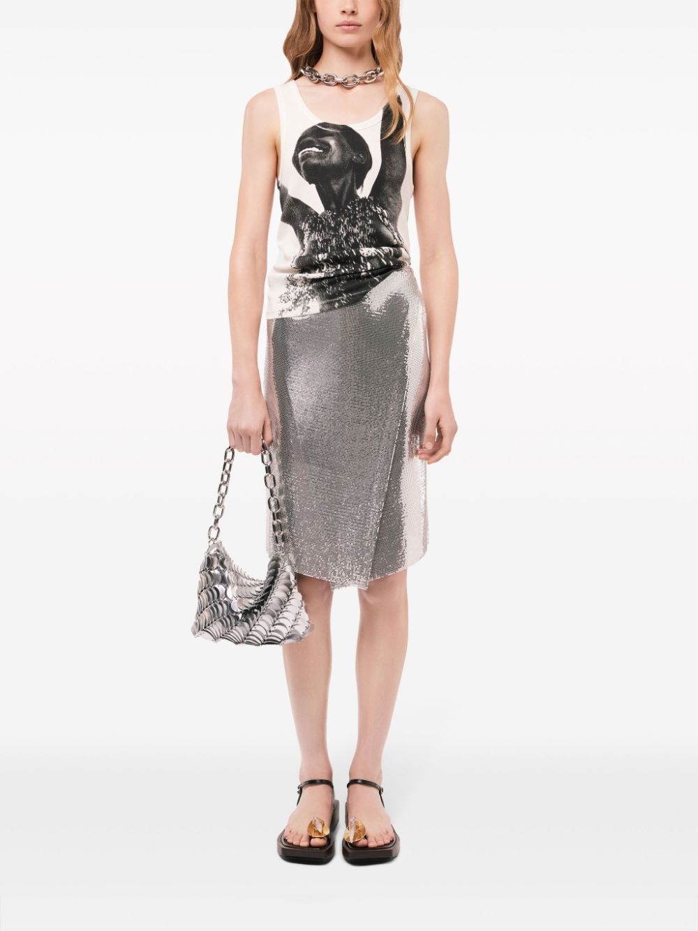 chainmail shoulder bag - 2