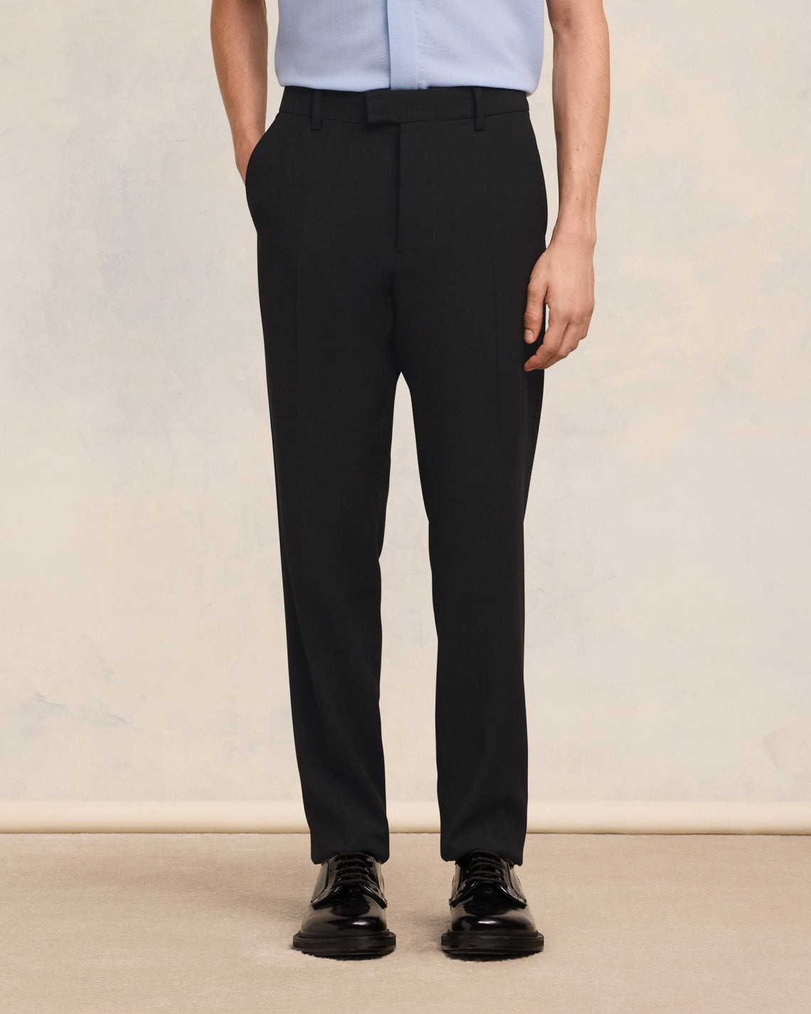 【関税&送料込】Ami Paris Pantalone A Sigaretta In Lana AMI Paris CIGARETTE TROUSERS | REVERSIBLE