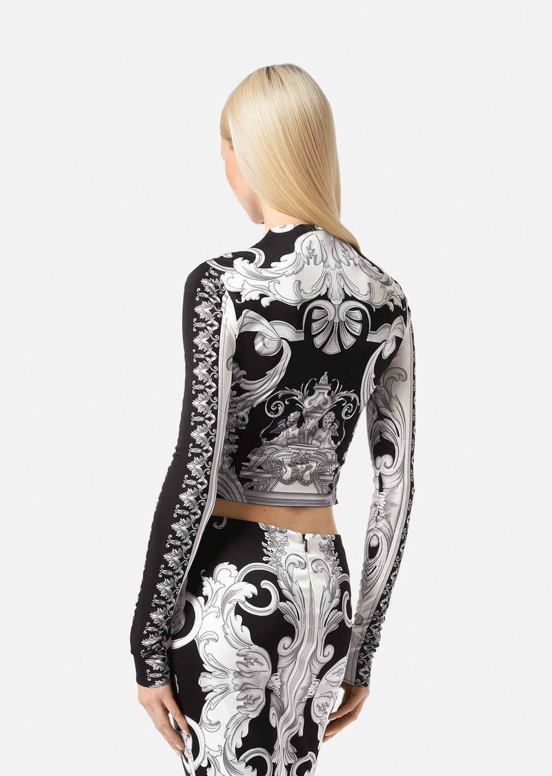 Silver Baroque Cut-out Shirt 4