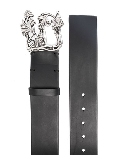 Etro logo-buckle leather belt outlook