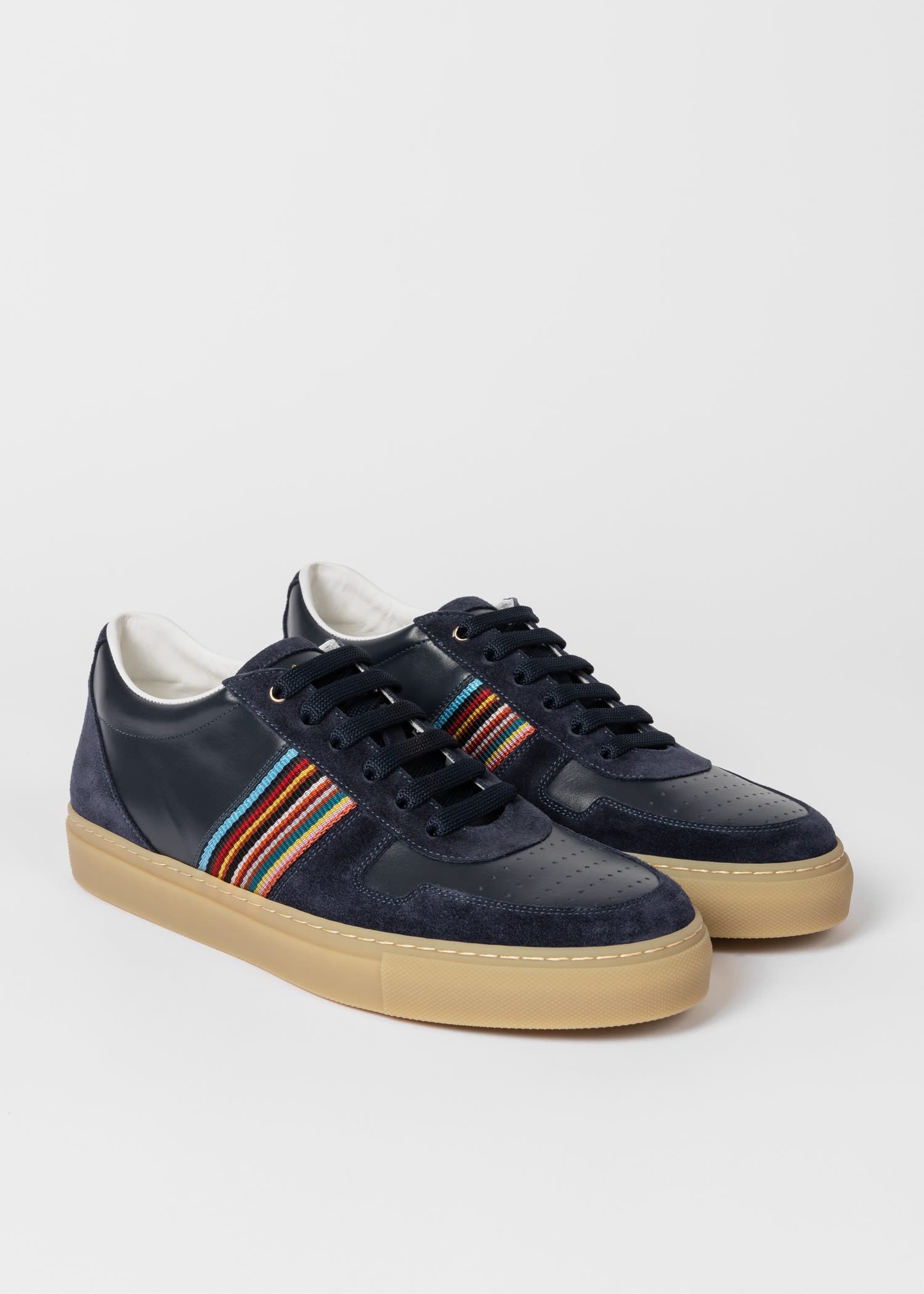 Leather 'Fermi' Trainers - 4