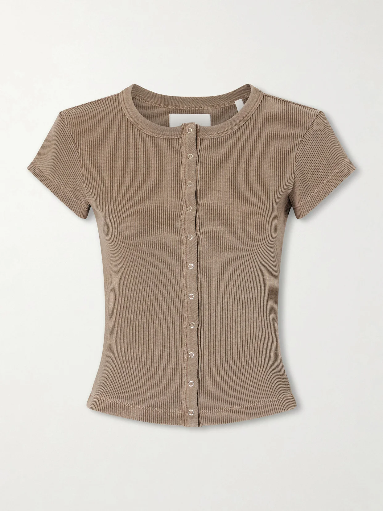 Tabi Ribbed Jersey Cardigan - 1