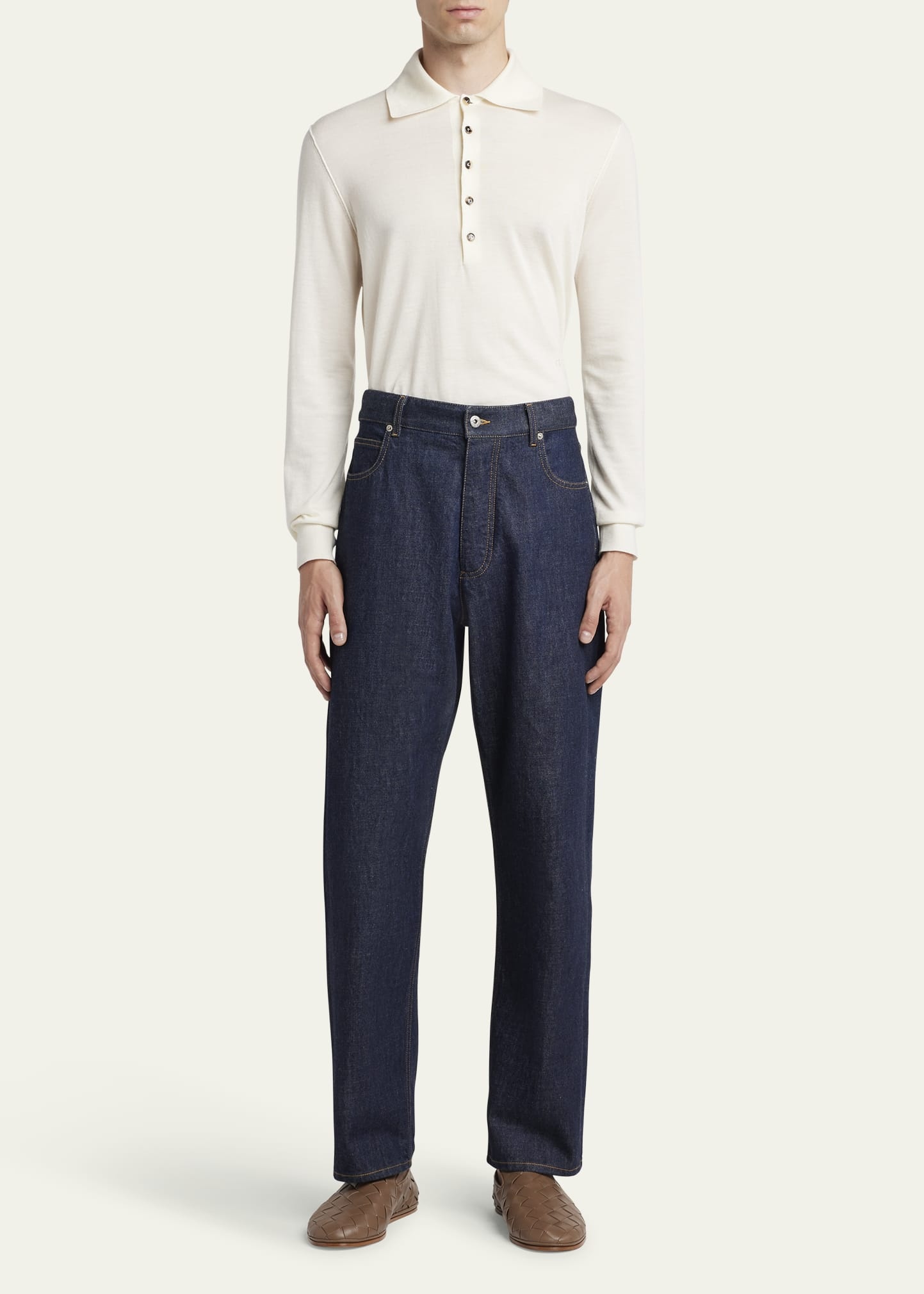 Men's Soft Denim Trousers - 2