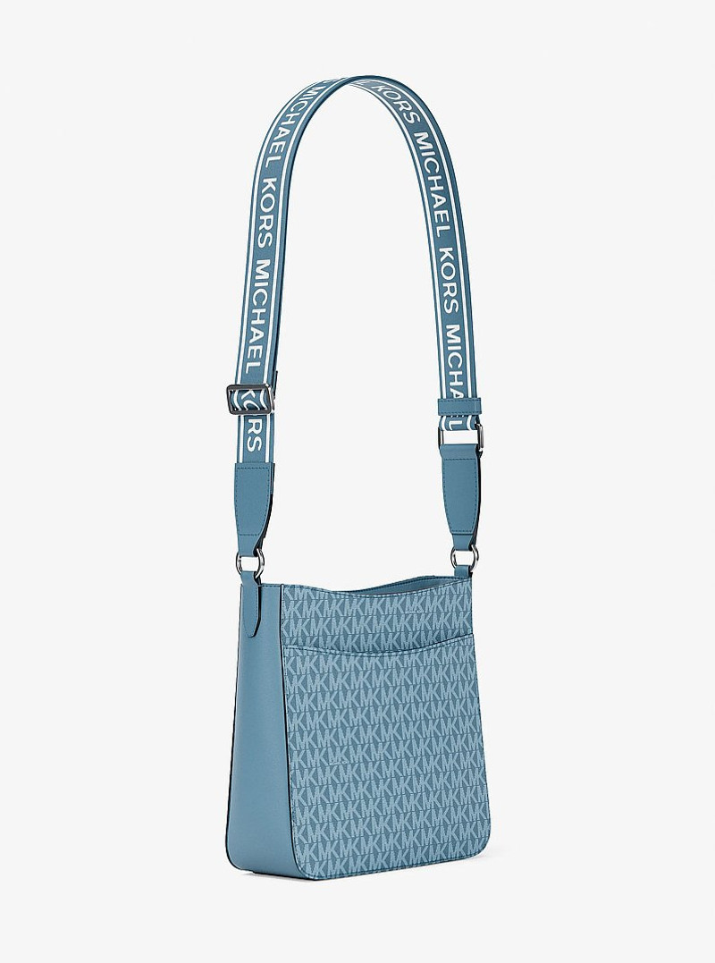 Jet Set Signature Logo Messenger Bag 3