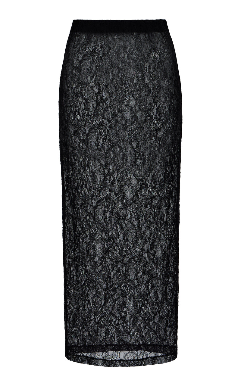 Lace Tube Skirt black - 1
