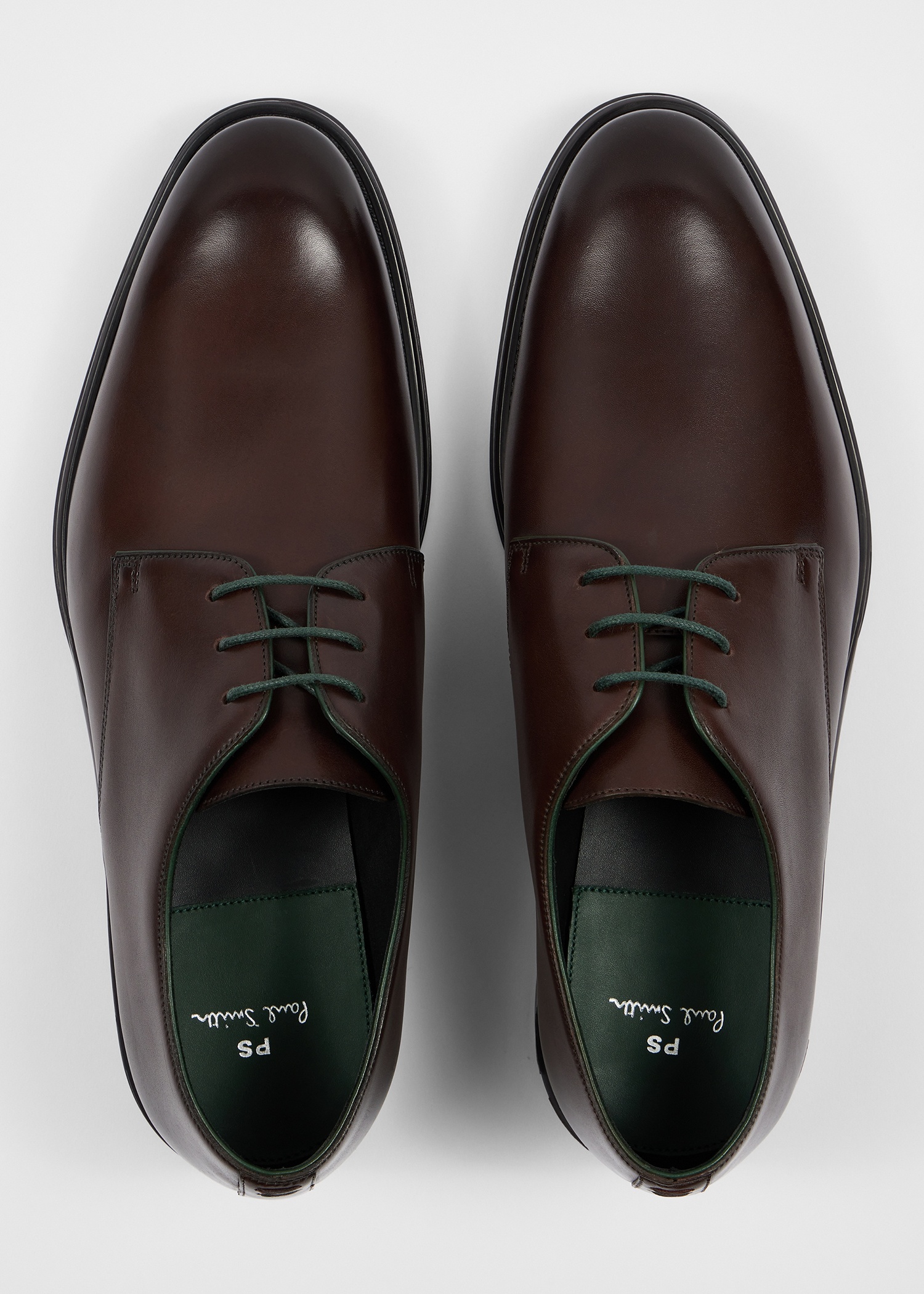 Dark Brown Leather 'George' Shoes - 5