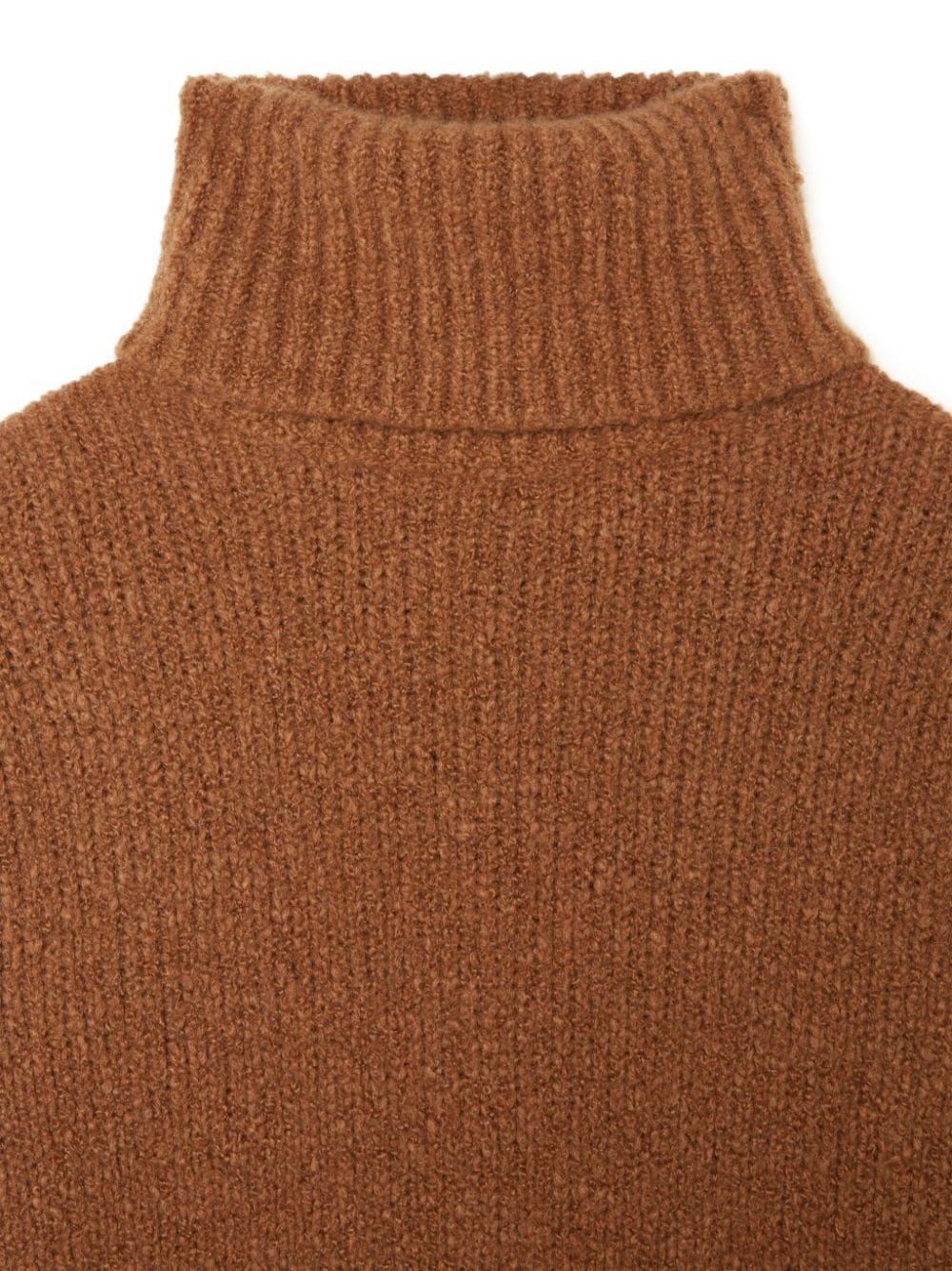 ribbed high-neck jumper - 6