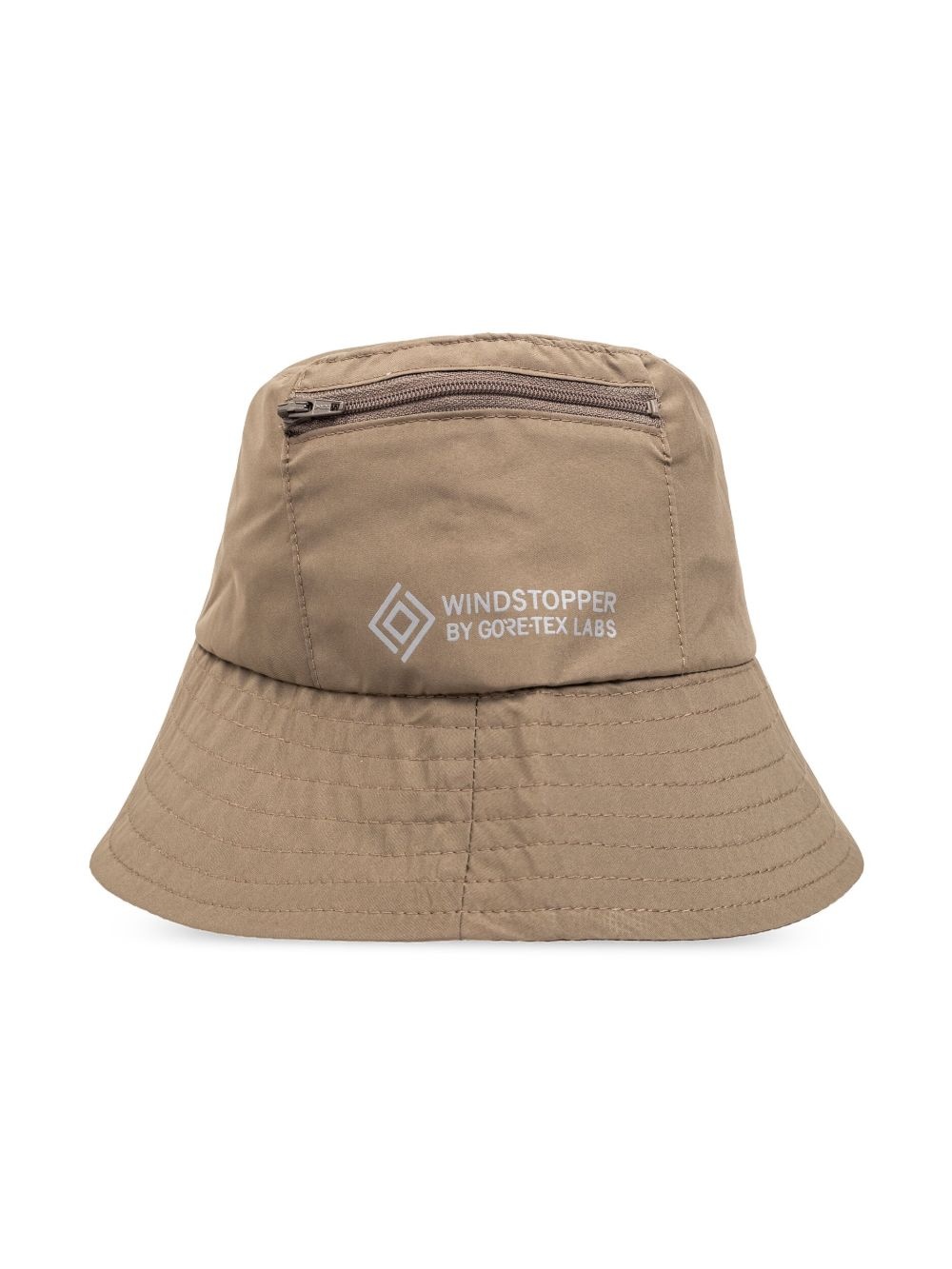 embossed-logo detail bucket hat - 3