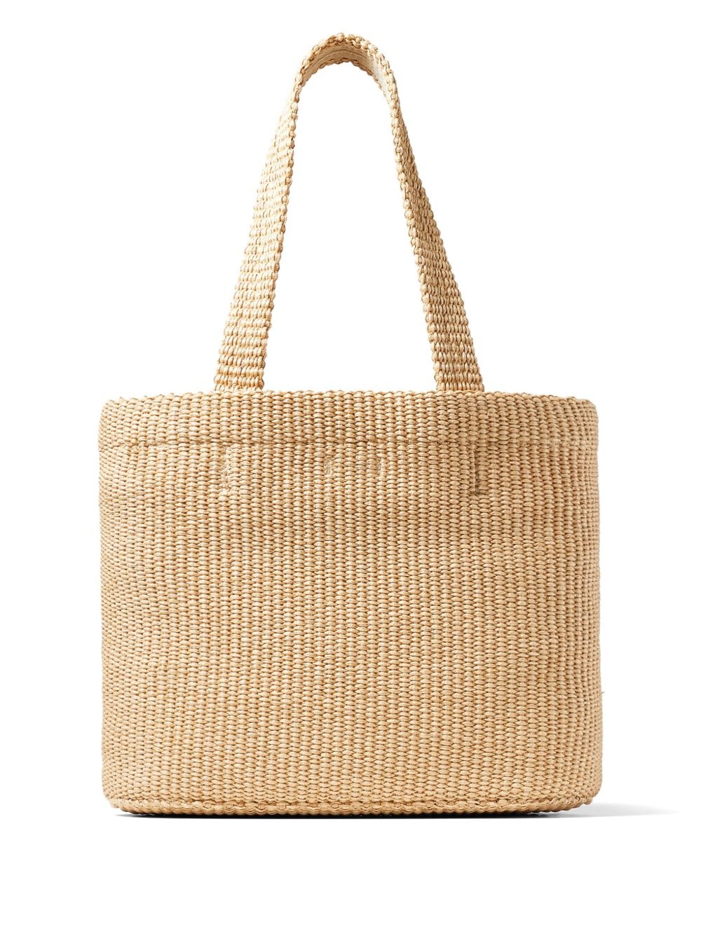 medium logo-embroidered beach bag - 2