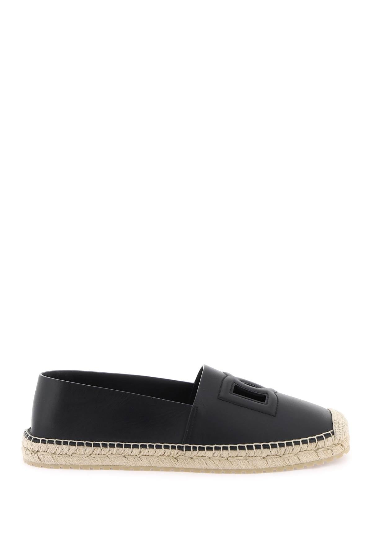 Dolce & Gabbana Leather Espadrilles With Dg Logo And Men - 1