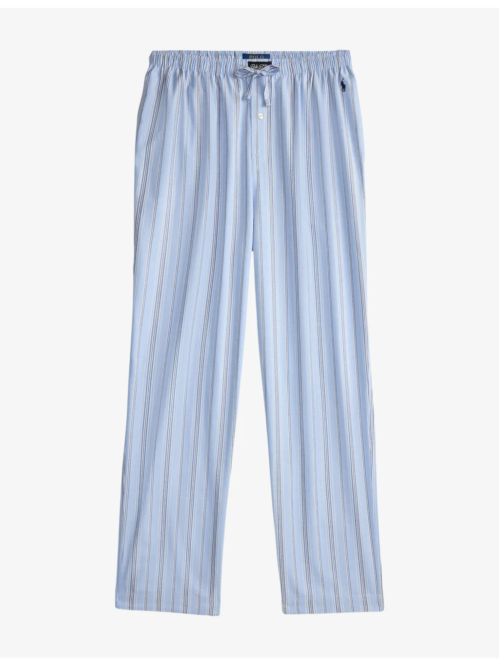 Striped Logo-Embroidered Cotton Pyjama Bottoms - 1