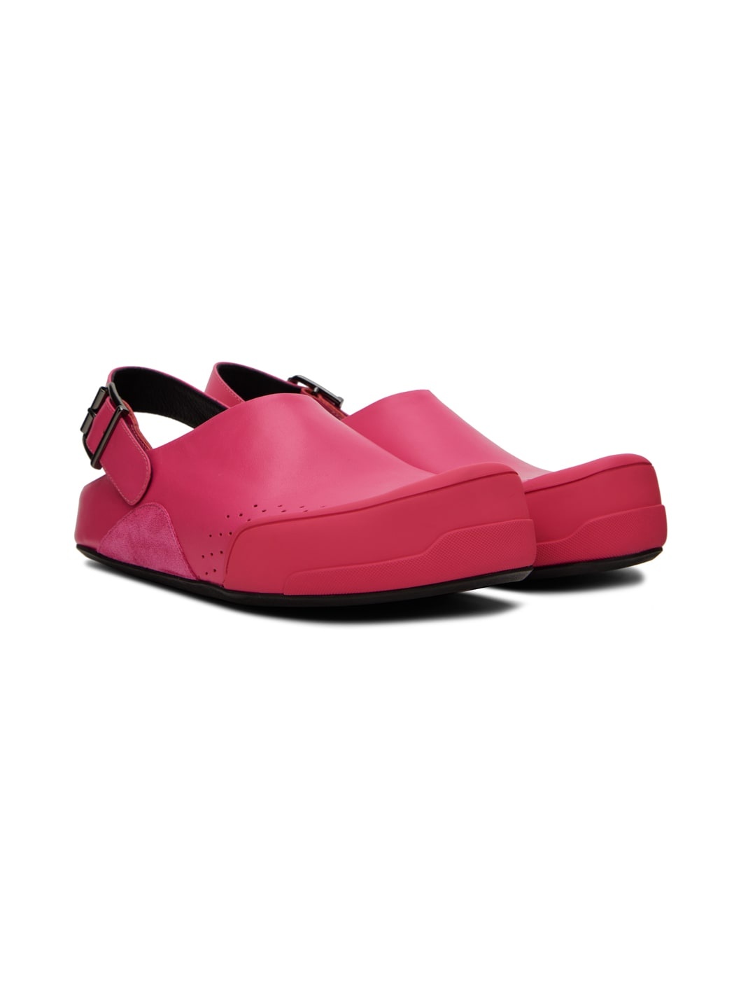 Pink Fussbett Sabot Sandals - 4