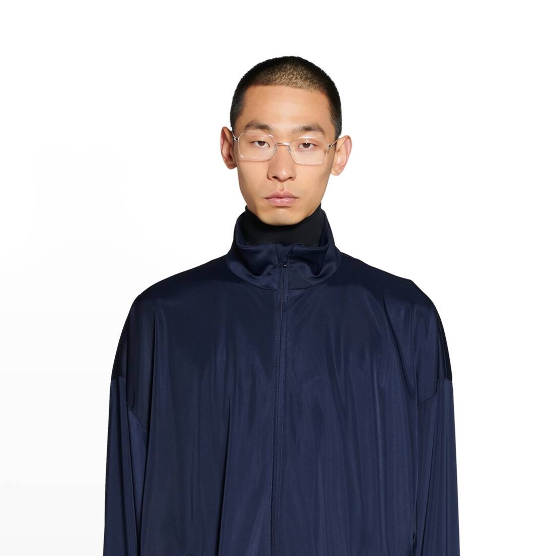 Men's Tracksuit Jacket in Navy Blue - 5