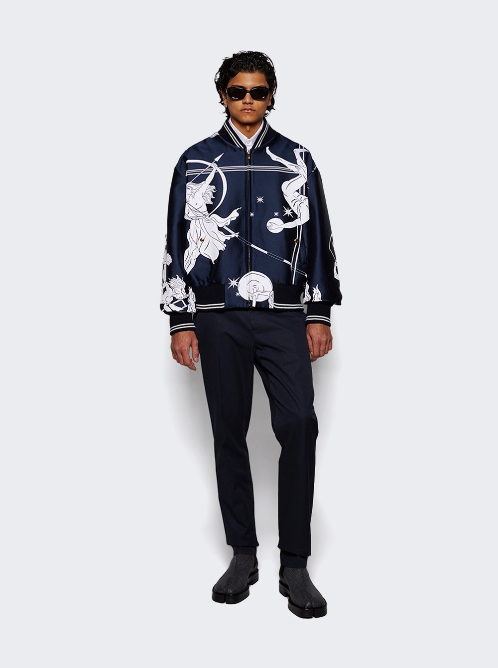 Olympic Constellation Scuba Jacquard Jacket Navy - 2