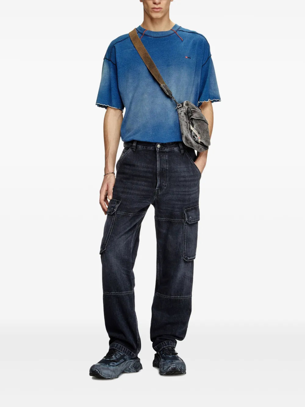 Jean Cargo en denim - 2