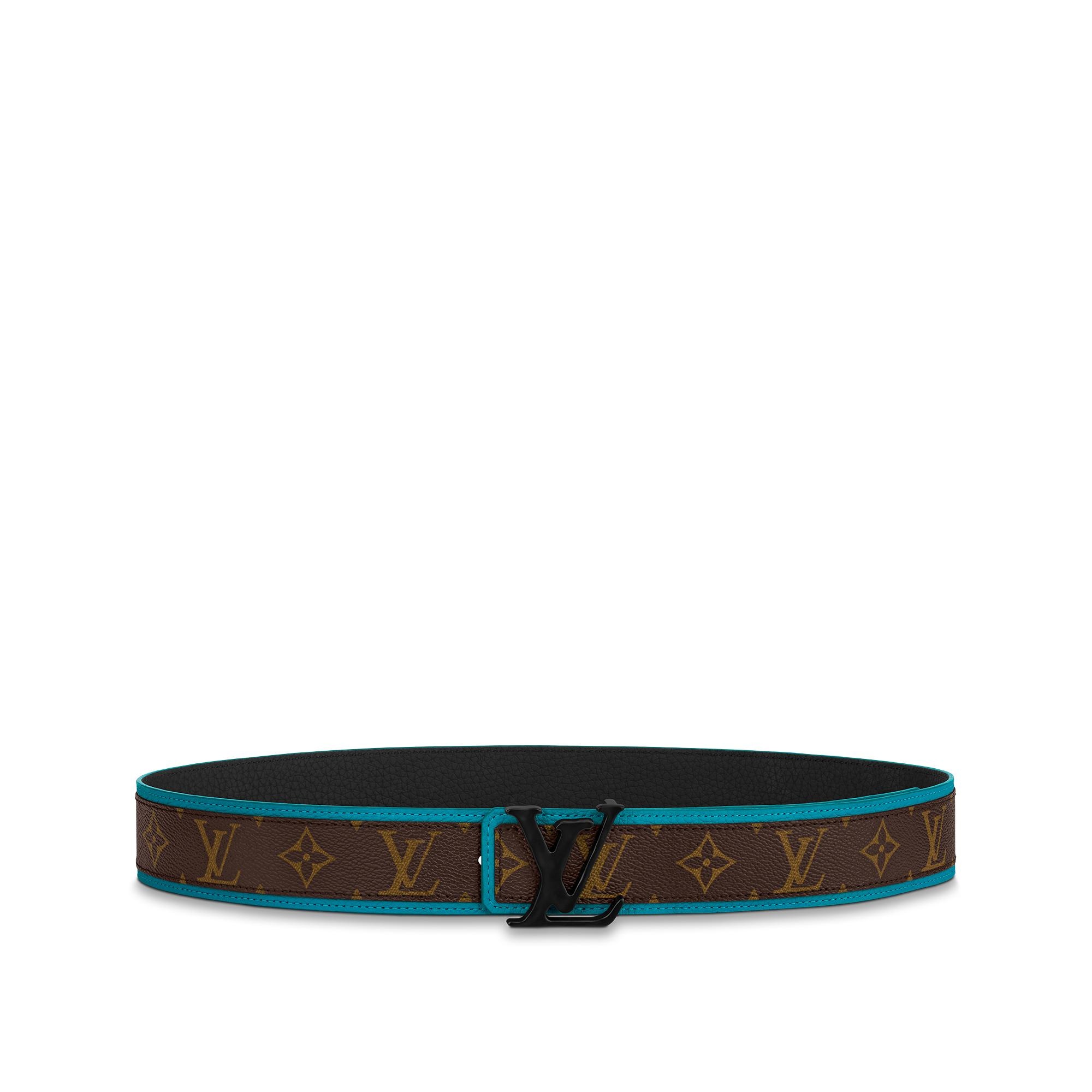 LV Shape Patchwork 40mm Belt - 1