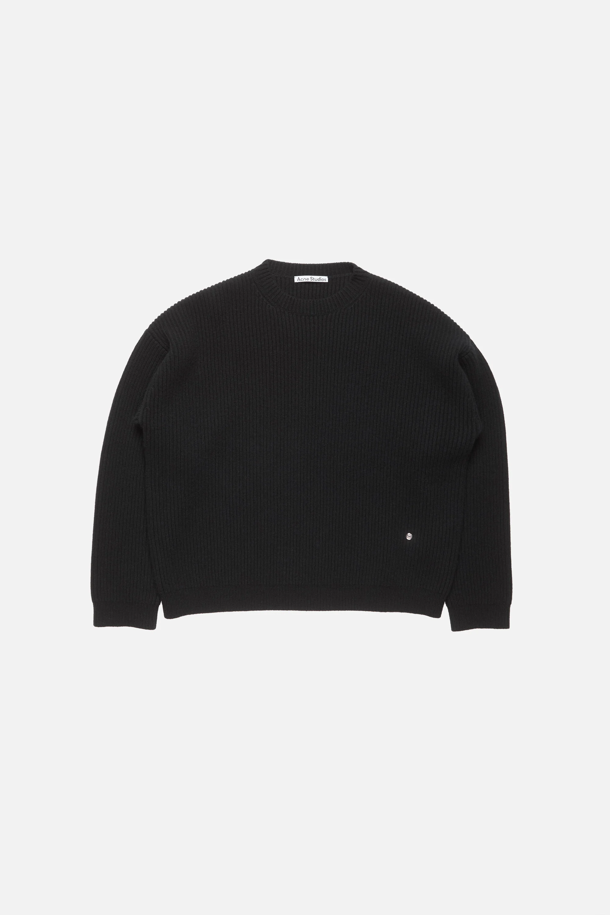 Chunky cashmere sweater - Black - 1