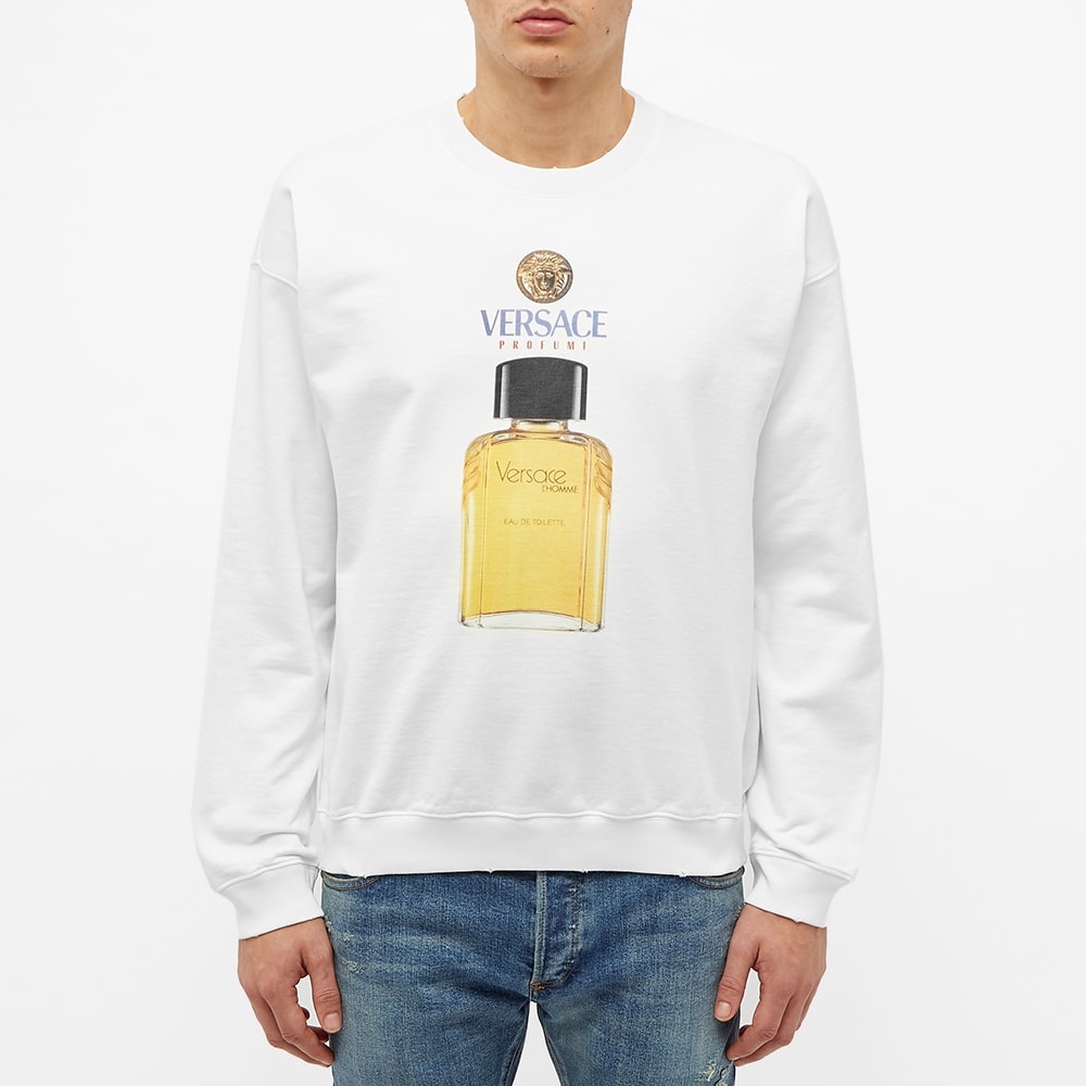 Versace Fragrance Bottle Crew Sweat - 4