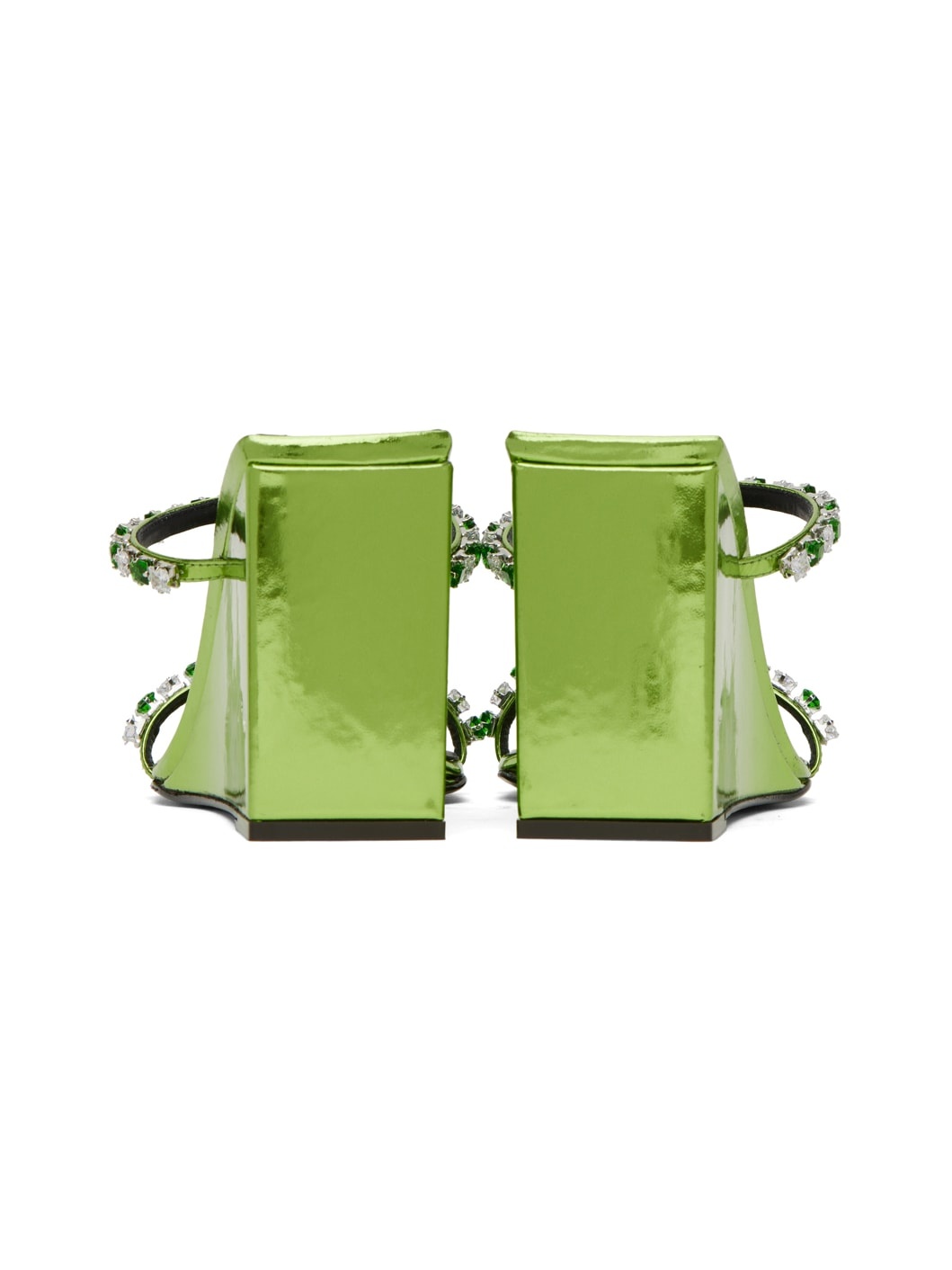 Green Shangay Heeled Sandals - 2