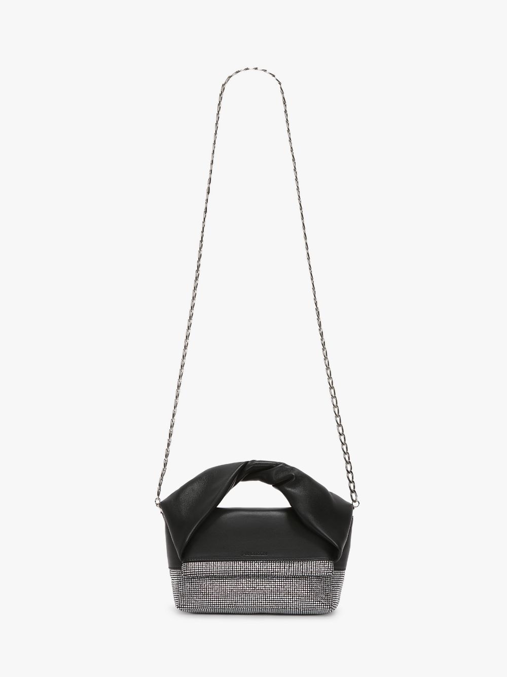 MEDIUM TWISTER - LEATHER TOP HANDLE BAG WITH CRYSTALS - 5