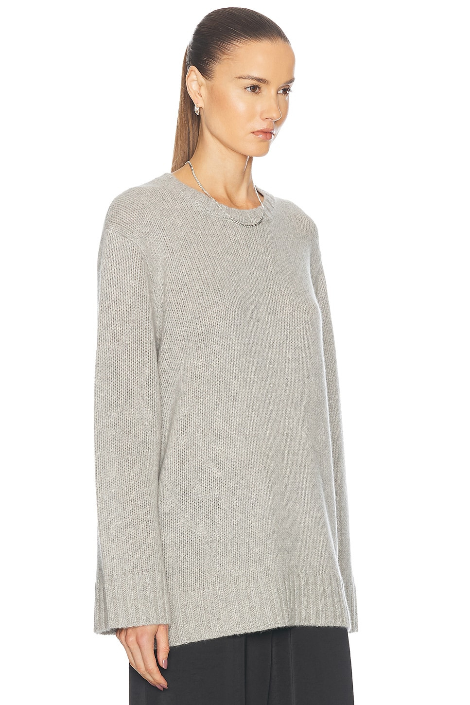 Cashmere Amelia Crewneck Sweater - 2