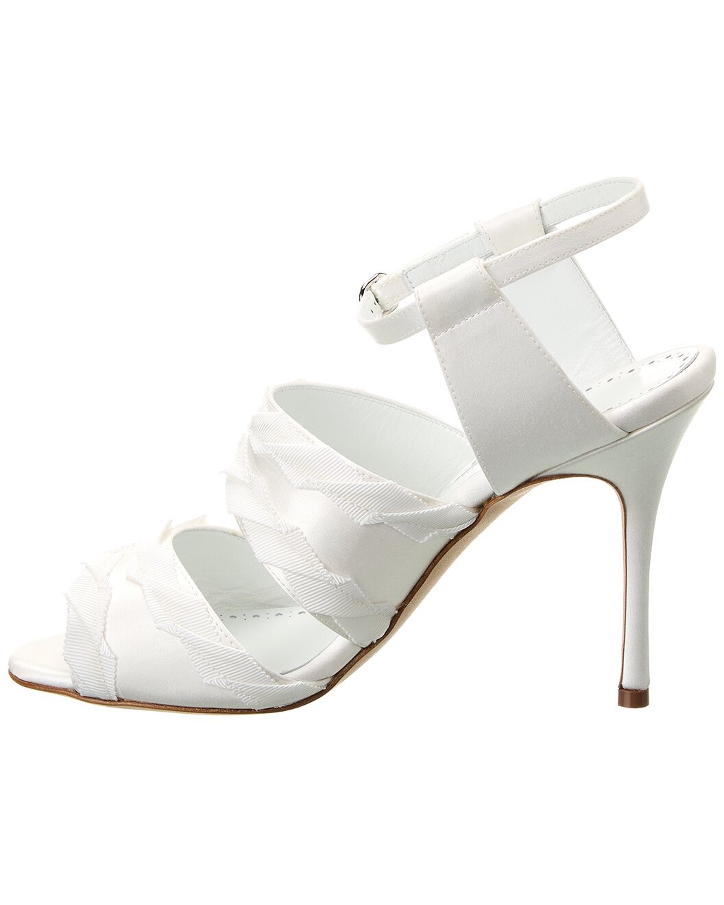 Manolo Blahnik Janada 105 Satin Sandal - 2