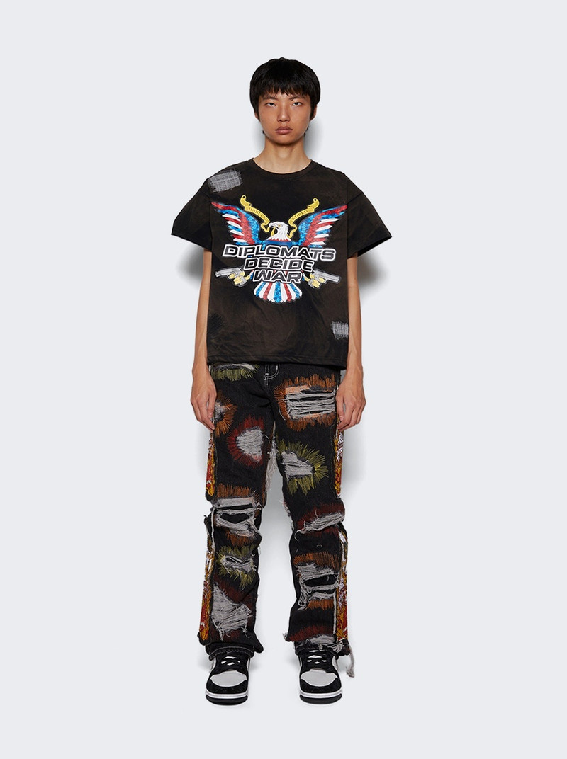WHO DECIDES WAR Diplomats Short Sleeve Tee Vintage Black outlook