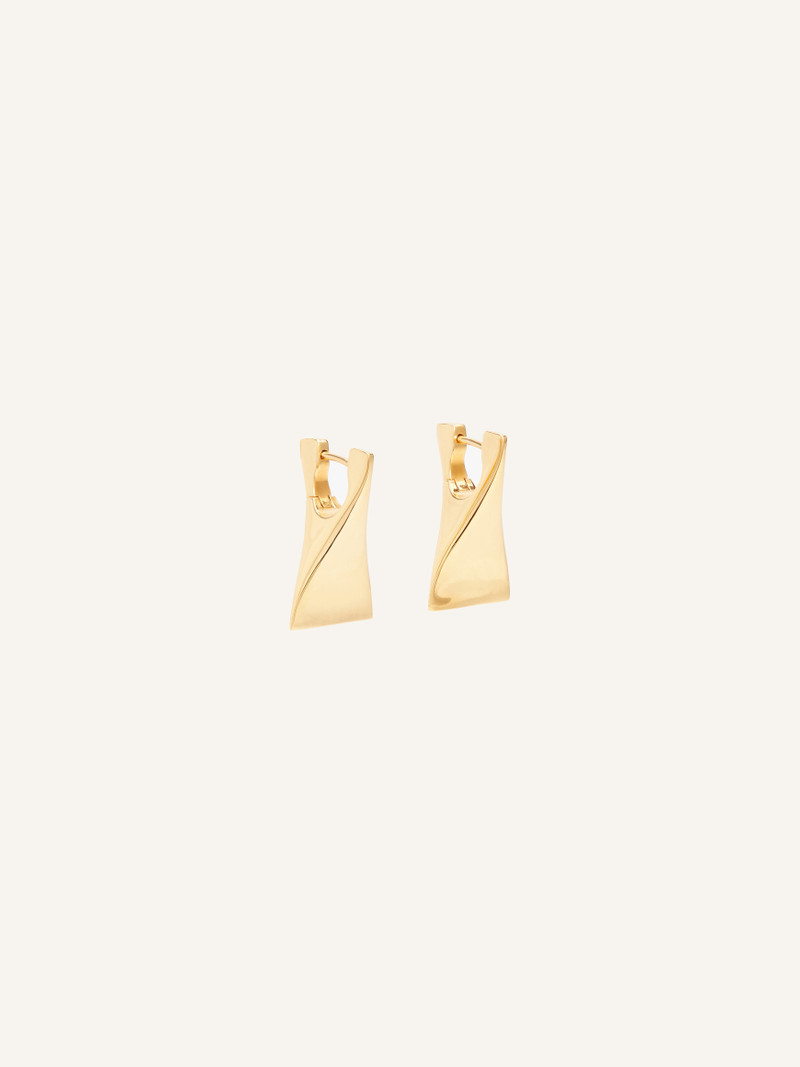 courrèges ONE BRASS EARRINGS outlook