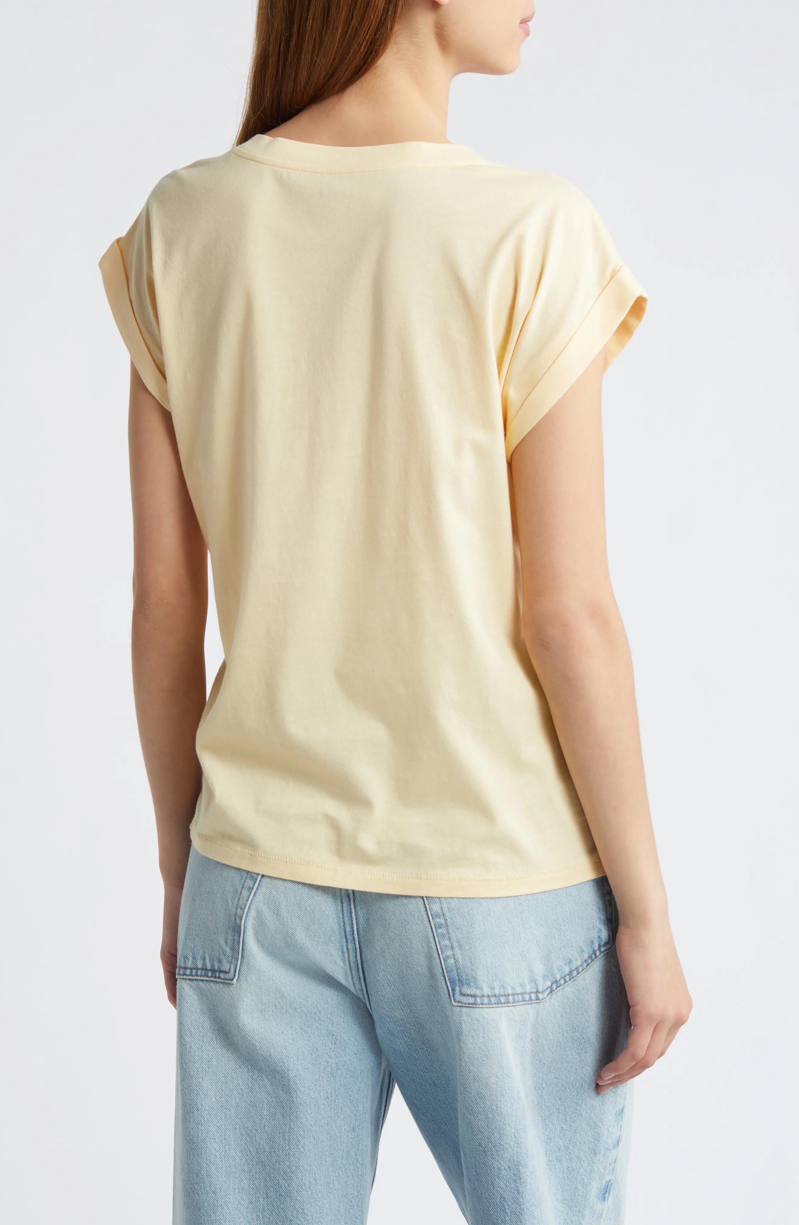 Easy Cotton V-Neck T-Shirt - 2