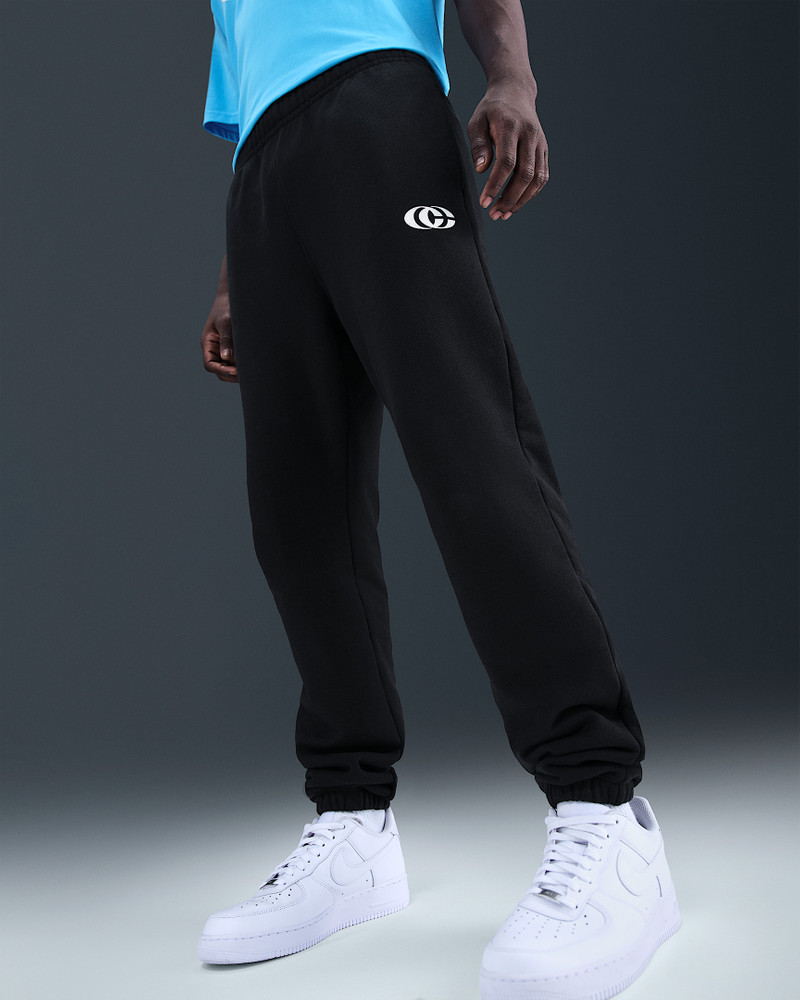 Nike Caitlin Clark Nike Fleece Cuffed Basketball Pants outlook