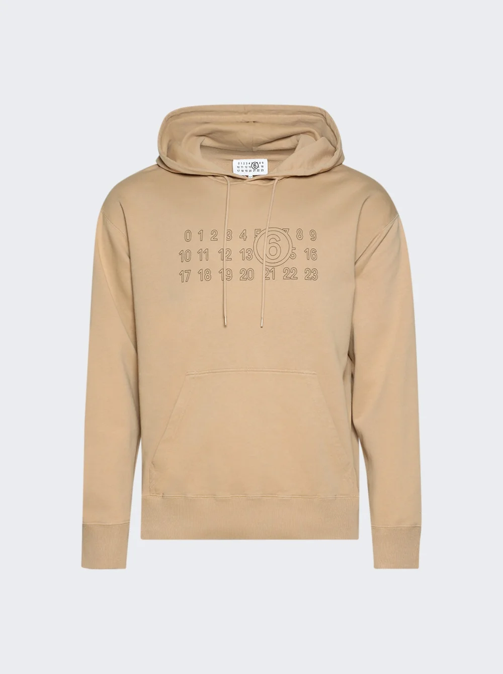 Numeric Logo Hoodie Ocre - 1