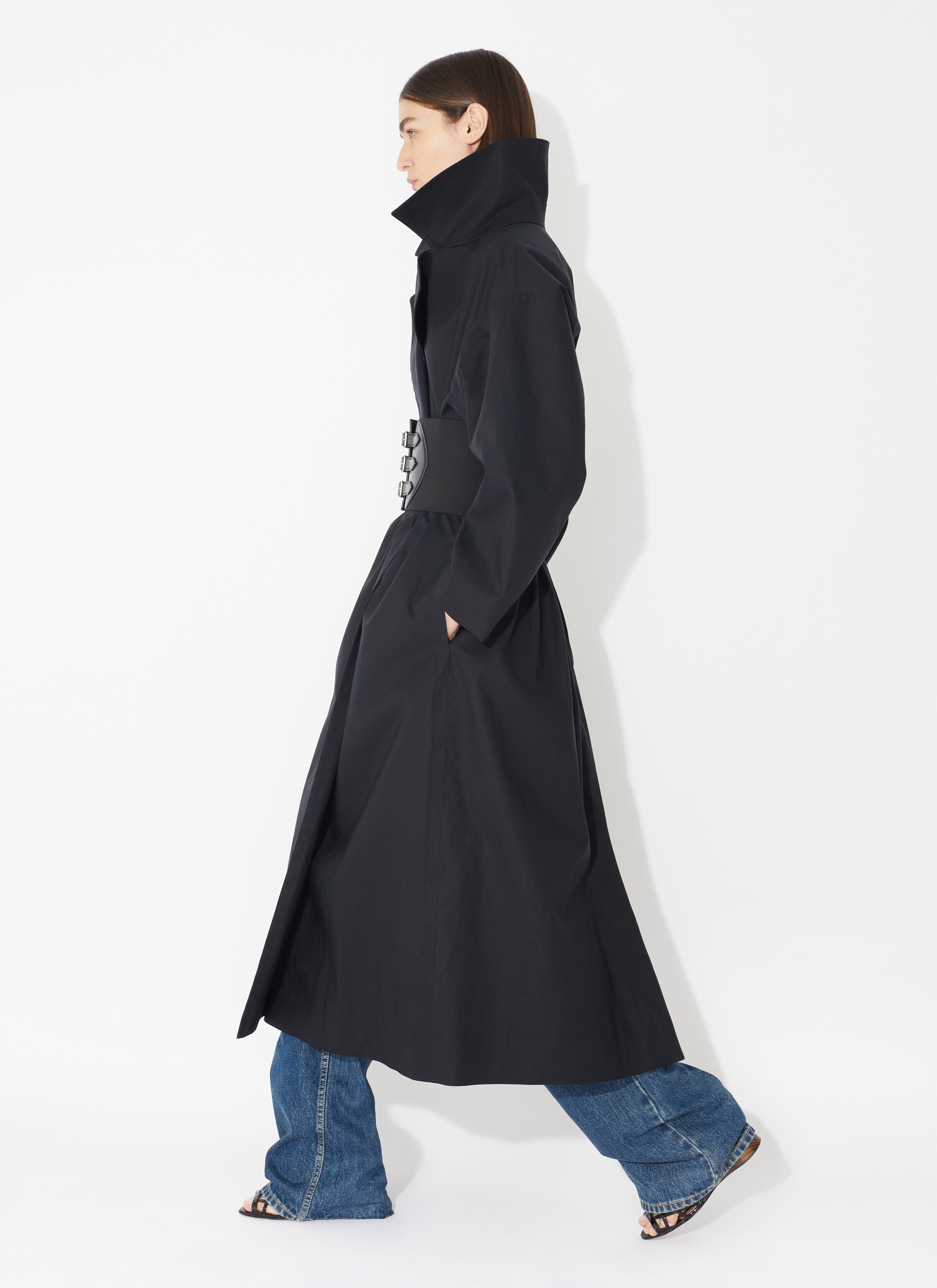 COTTON BELTED TRENCH - 4