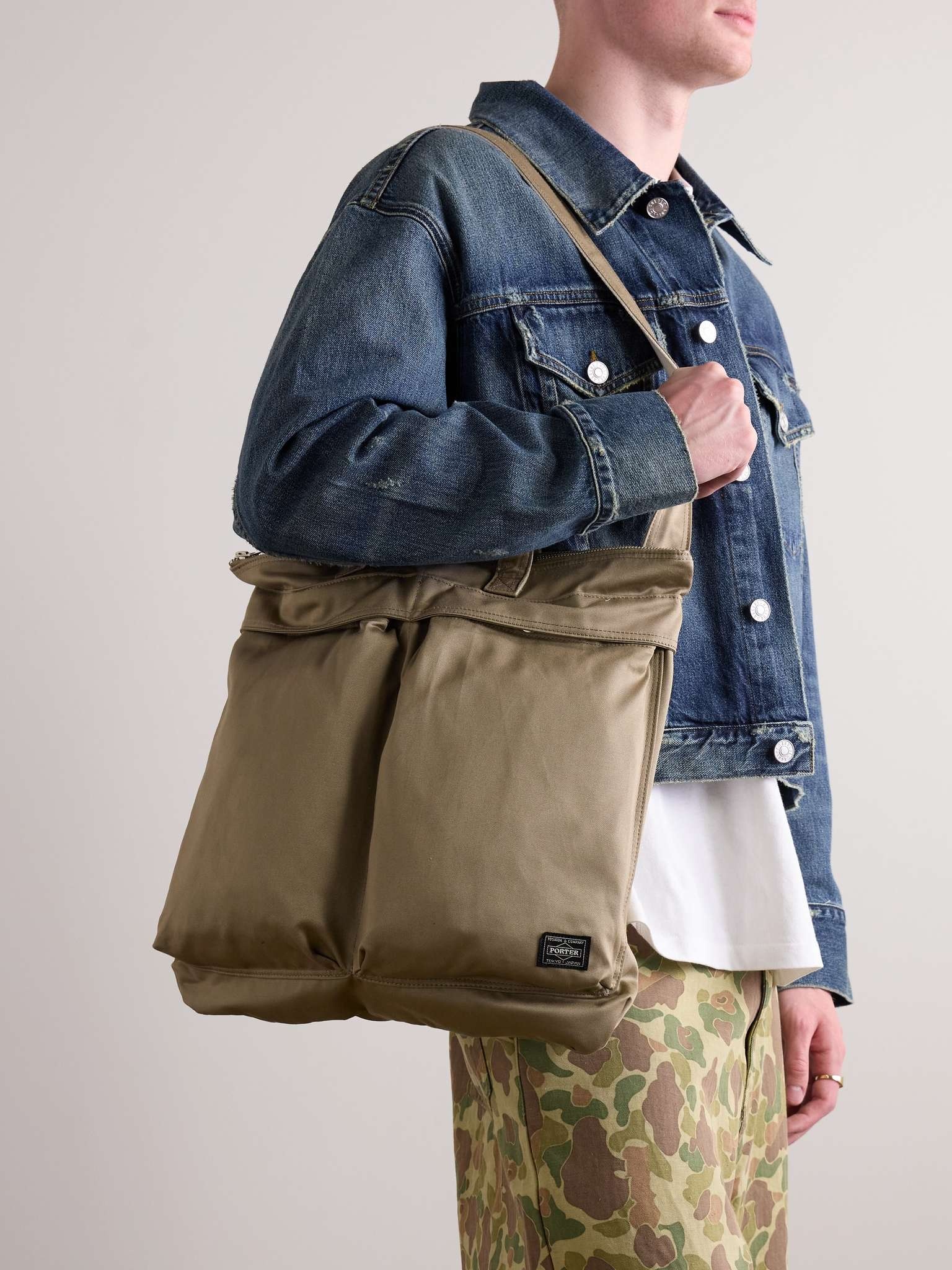 PORTER Weapon 2Way Helmet Twill Tote Bag | REVERSIBLE
