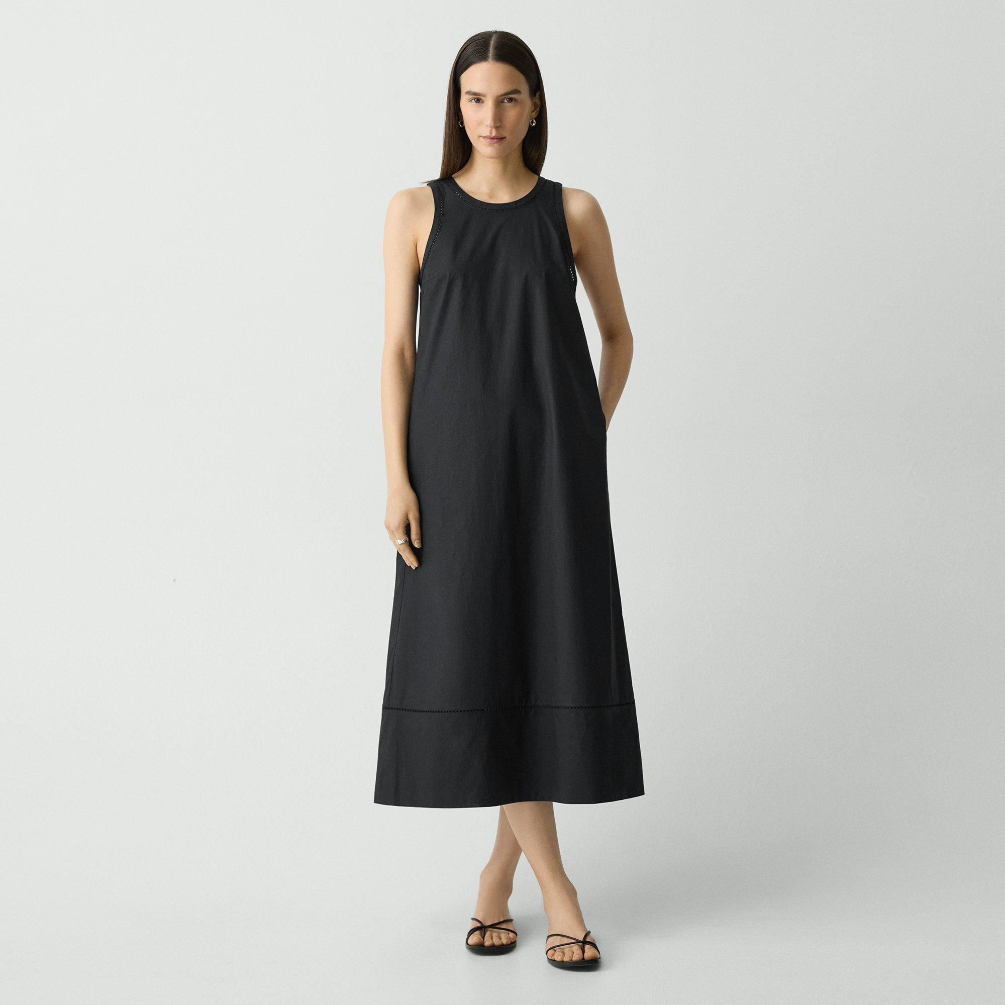 Maxi Tank Dress in City Poplin - 2