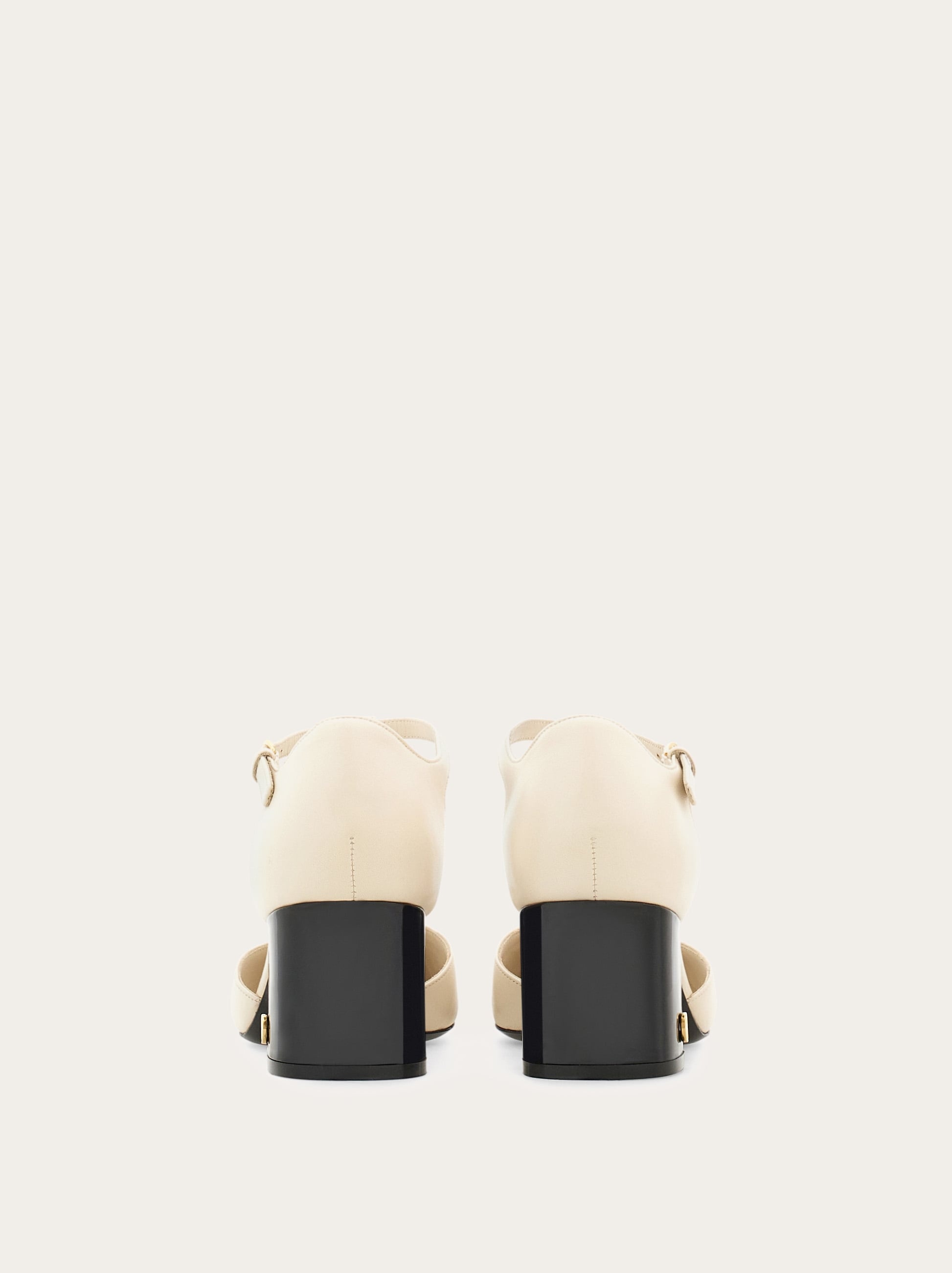 Chunky heel T-strap pump - 4