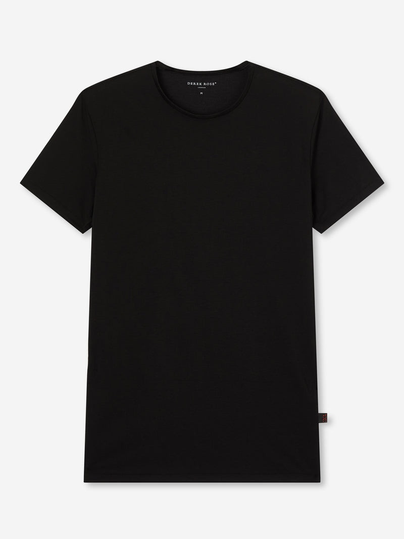 Men's Underwear T-Shirt Jack Pima Cotton Stretch Black - 1