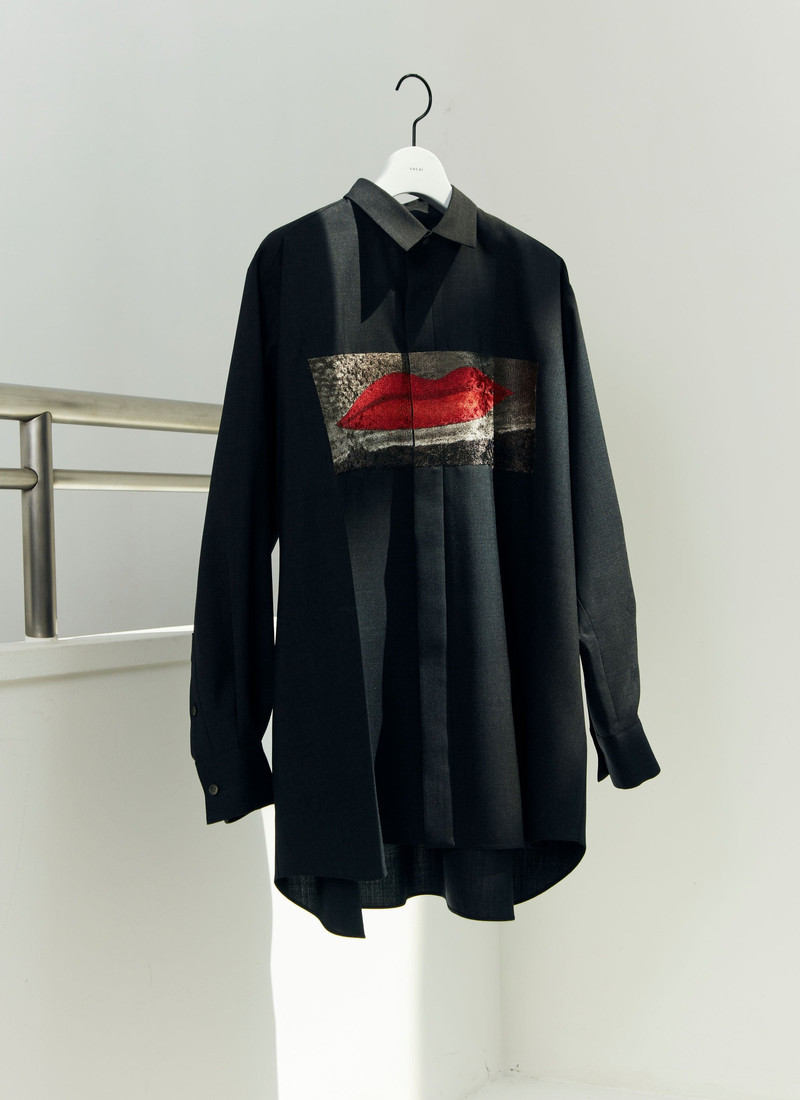 sacai Man Ray Suiting Shirt outlook