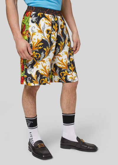 VERSACE Mixed Print Shorts outlook