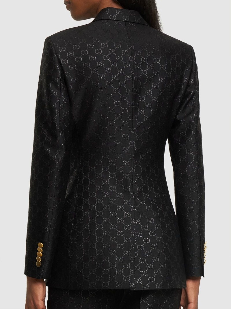 GG lamé wool blend jacket 3
