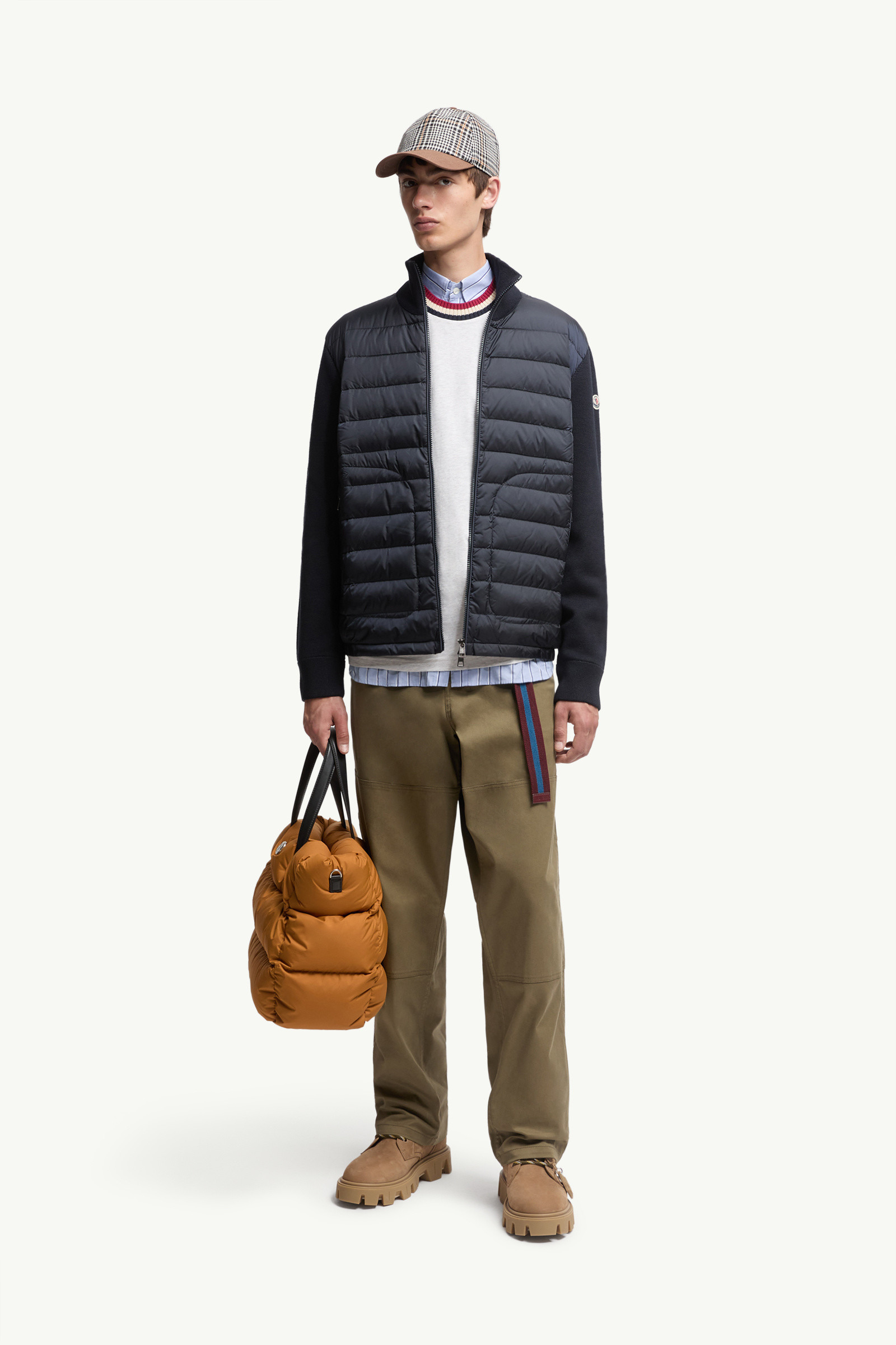 Padded Zip-Up Cardigan - 2