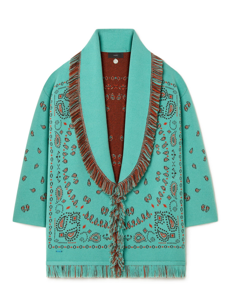 Bandana Jacquard Cardigan 1