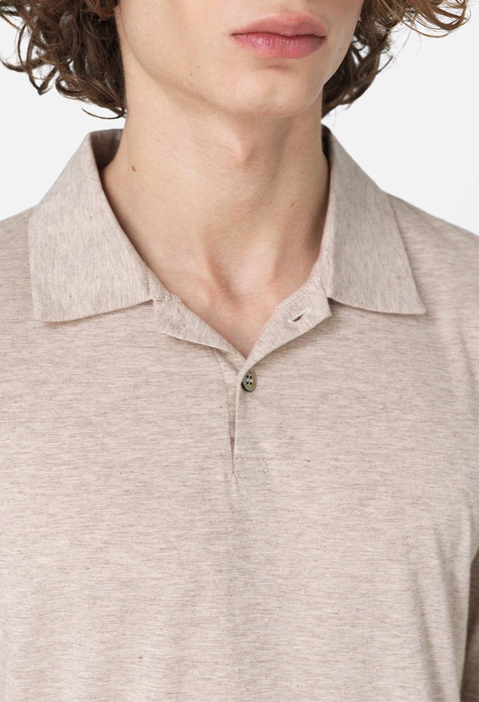 COTTON CASHMERE POLO - 6