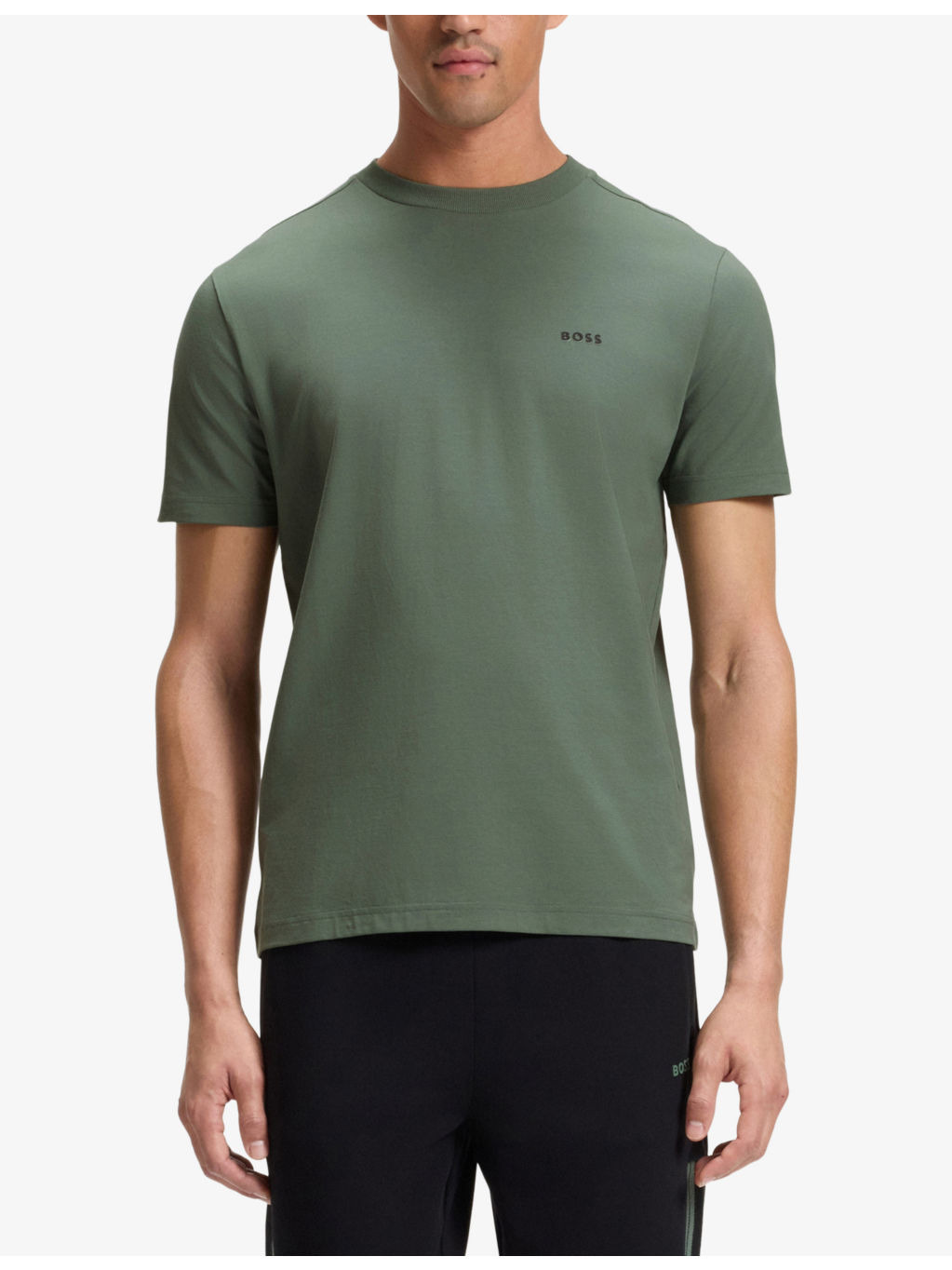 Brand-Embossed Short-Sleeved Stretch-Cotton T-Shirt - 3