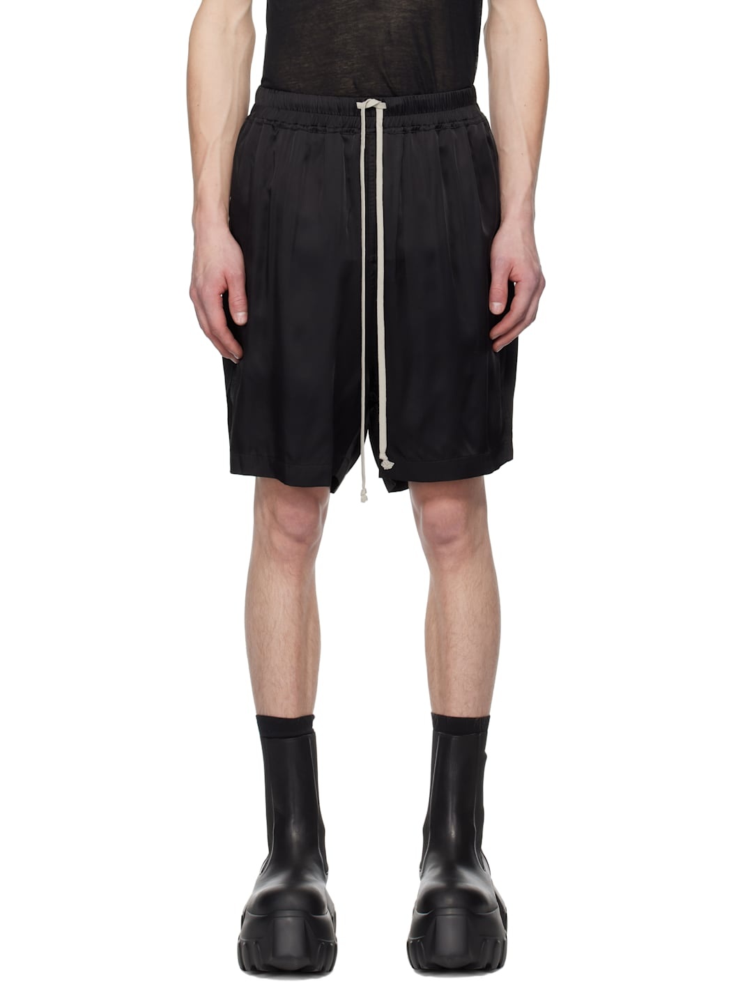 Black Hollywood Boxers Shorts - 1