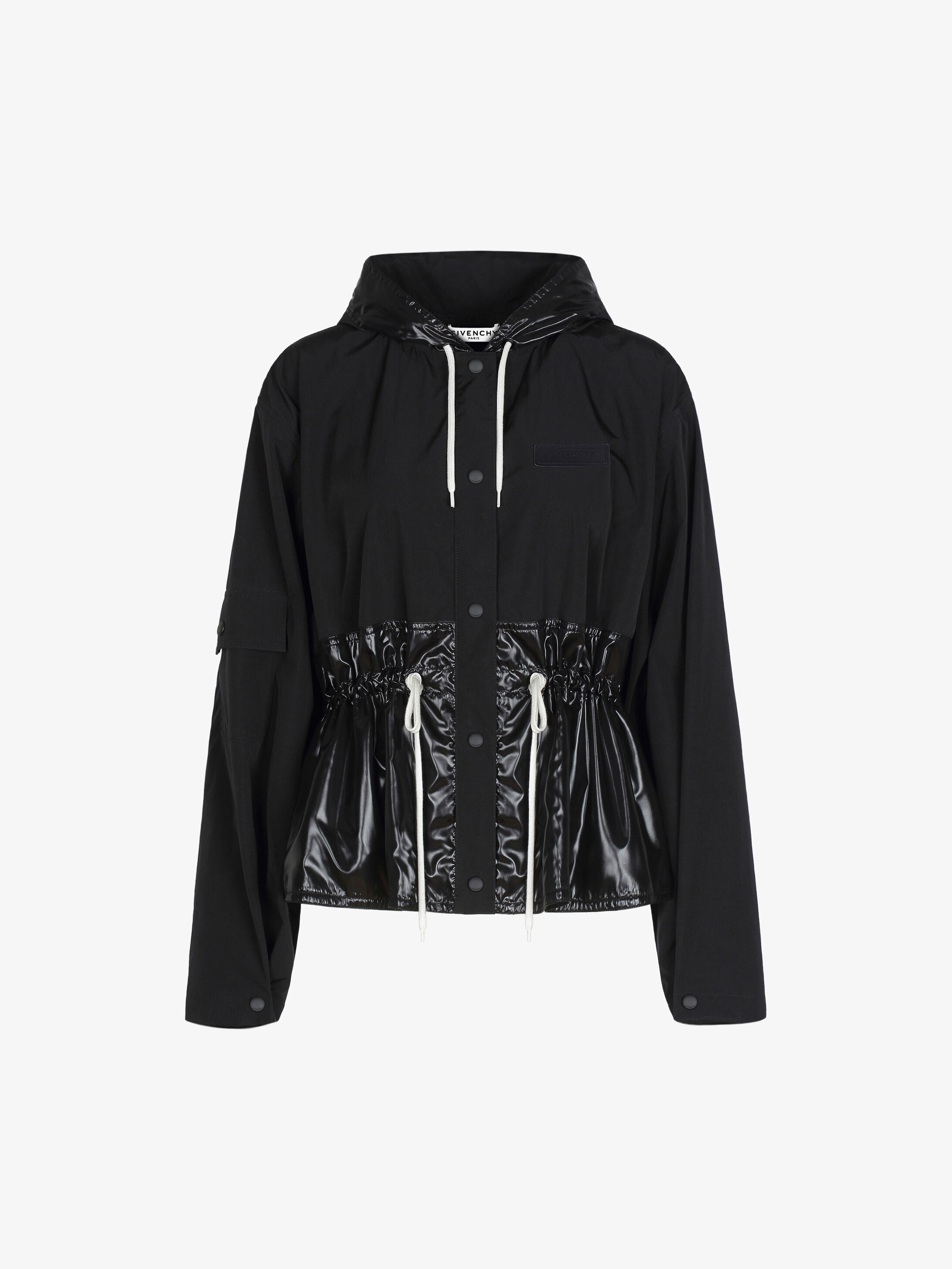 GIVENCHY windbreaker in matte and shiny nylon - 1