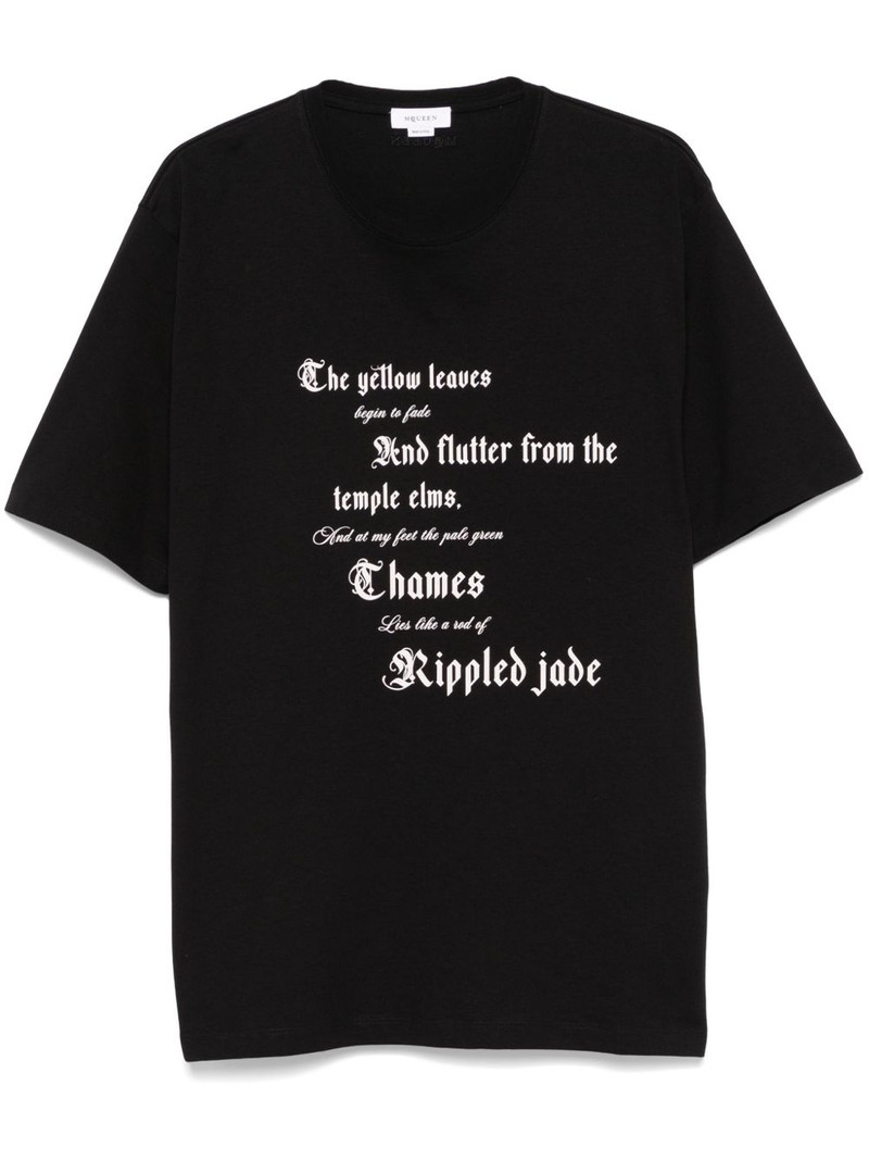 text-print T-shirt 1