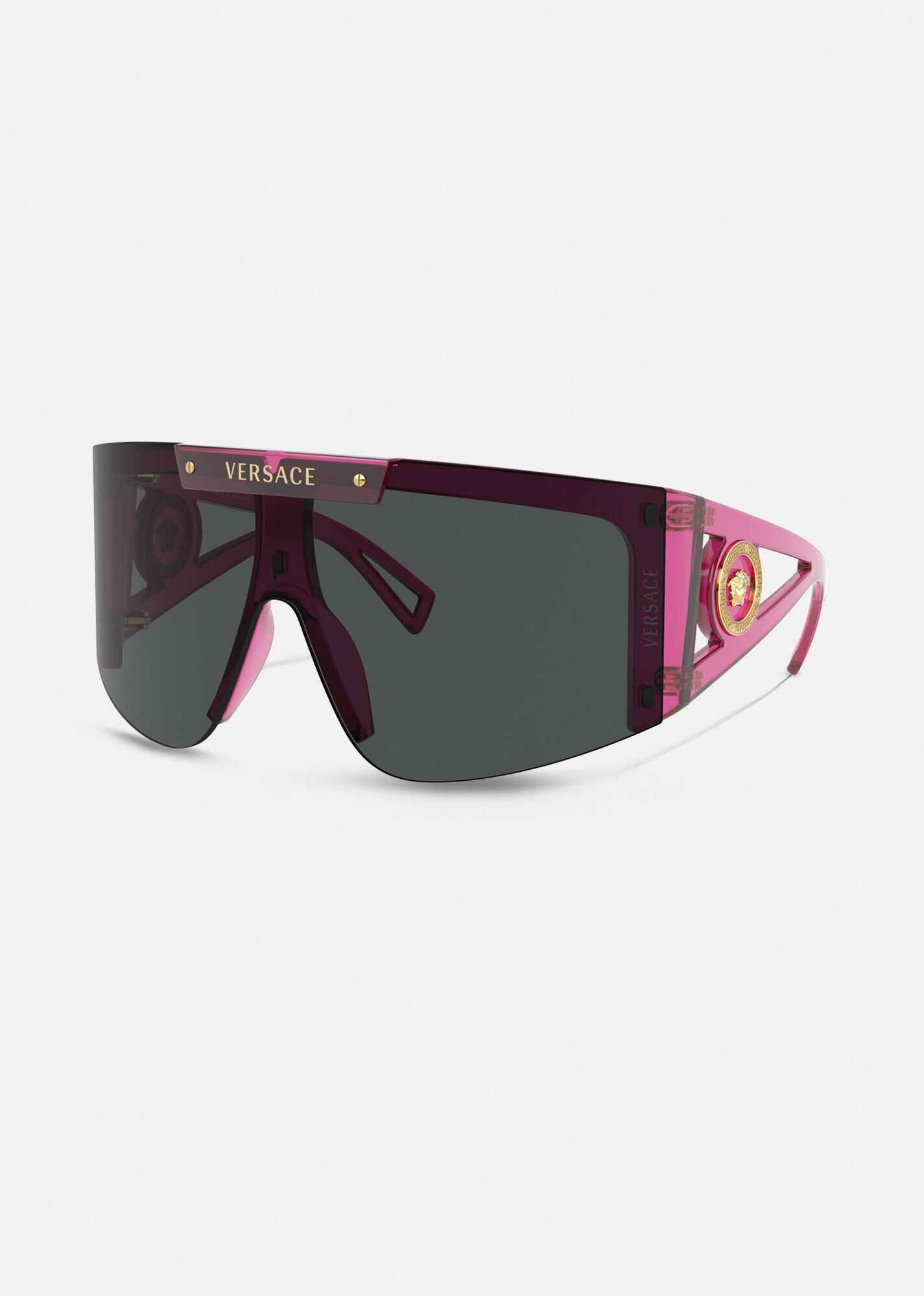 Medusa Icon Shield Sunglasses - 1