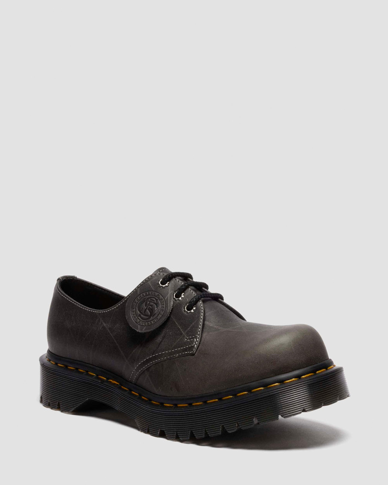 Dr. Martens 1461 Bex Made In England Natural Grain Bump Toe Shoes outlook
