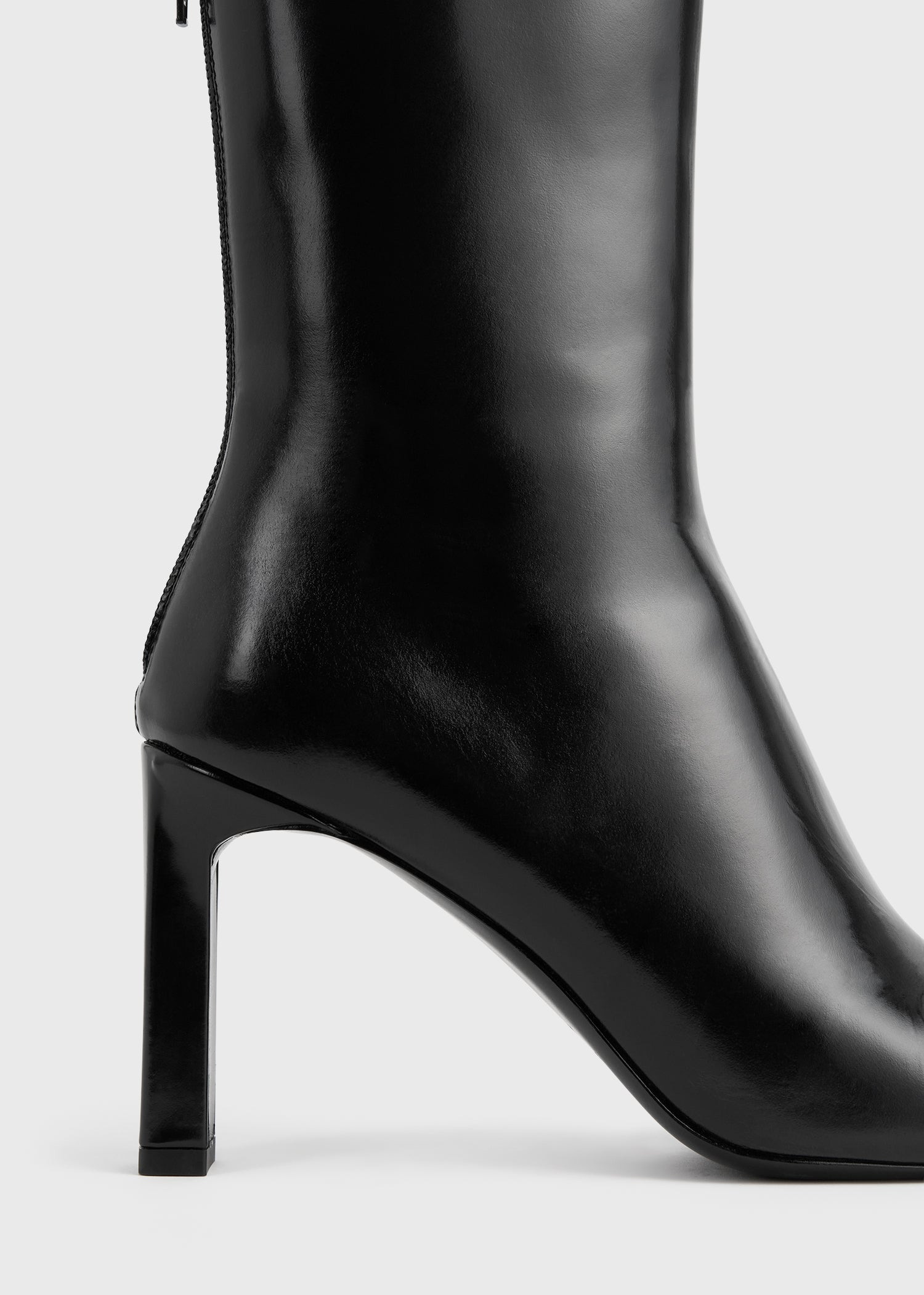 Bar glossy leather boots black - 5