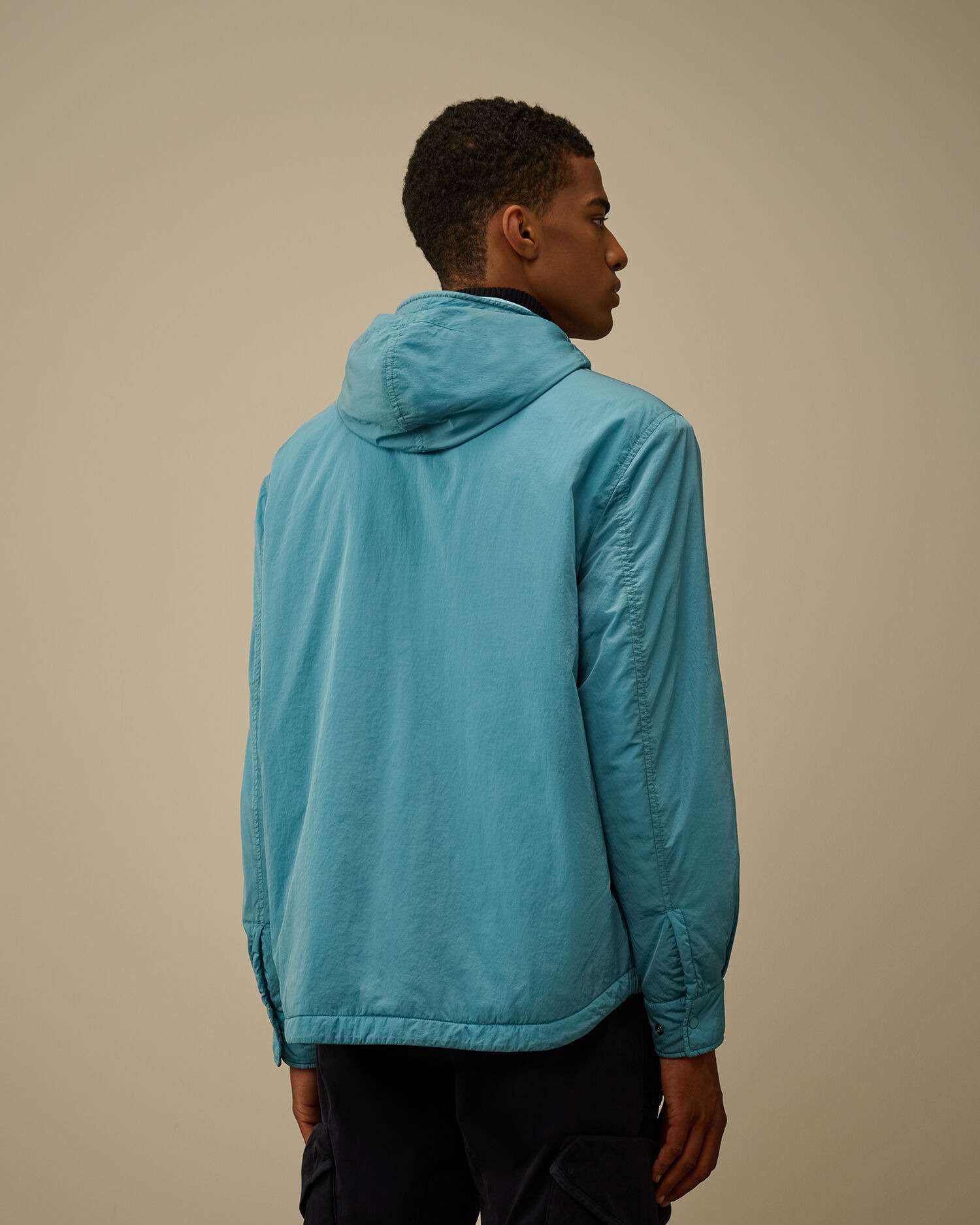 Chrome-R Hooded Zipped Overshirt - 4